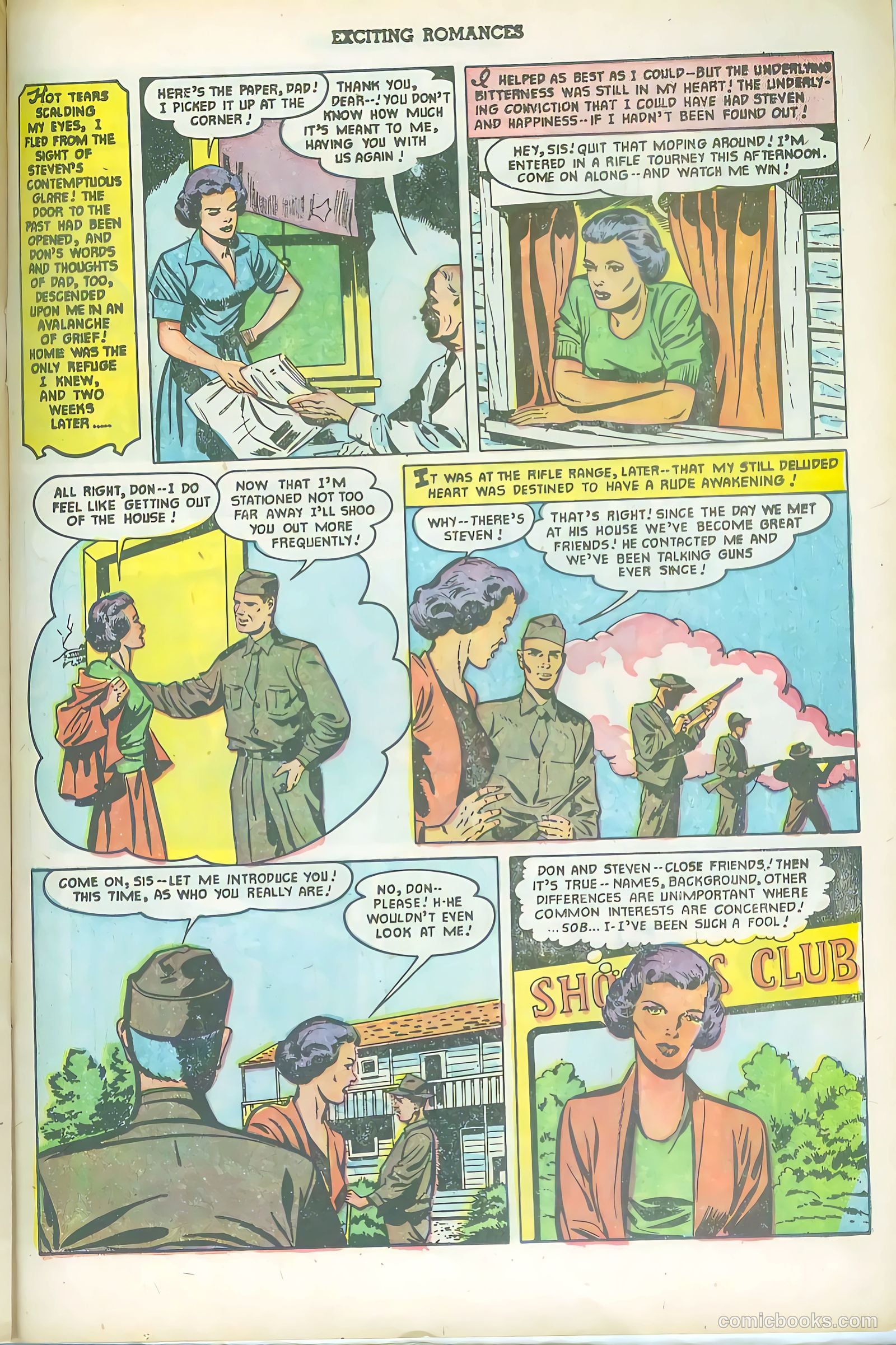 Exciting Romances #6 (1951) — page 23 of 36
