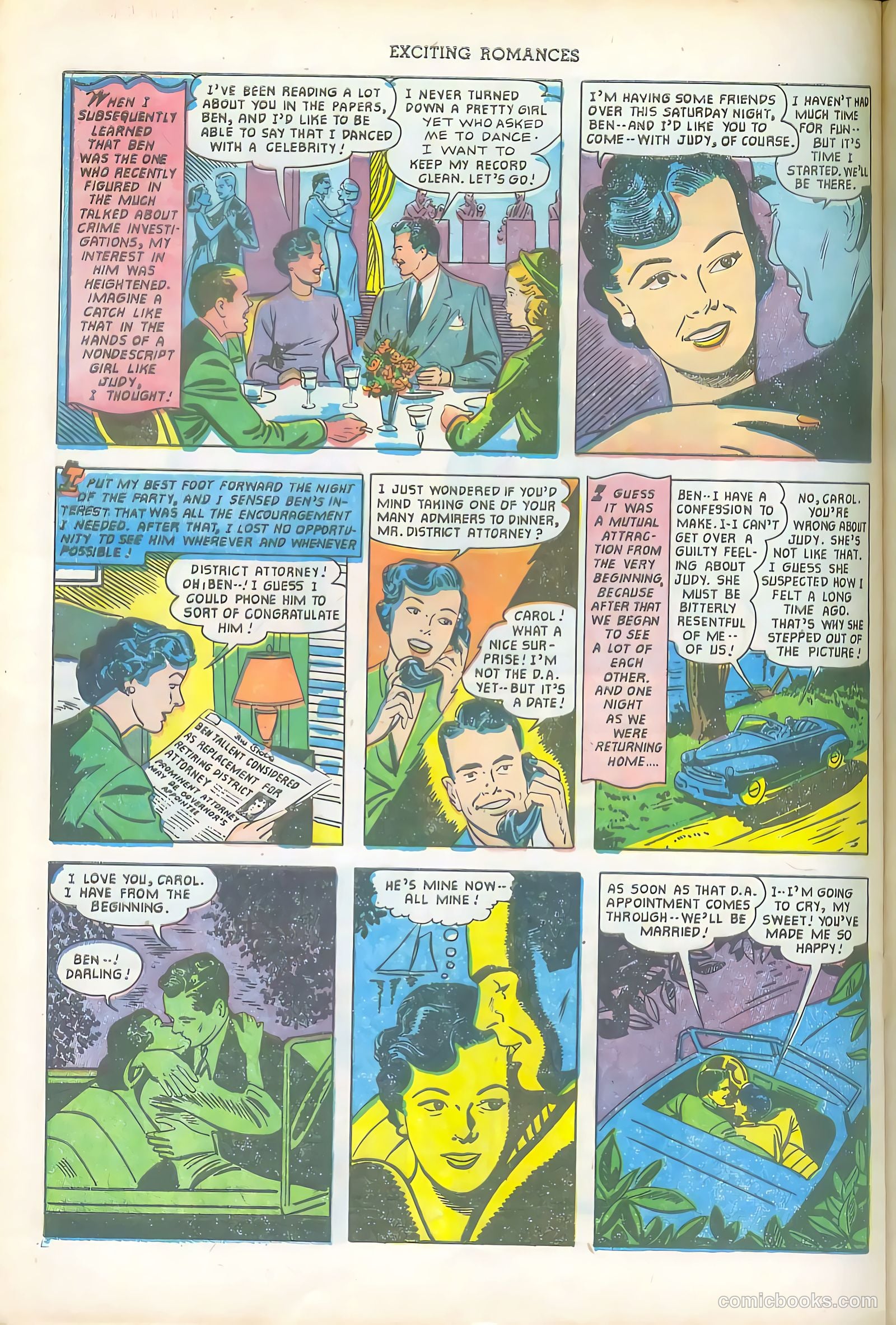 Exciting Romances #6 (1951) — page 28 of 36