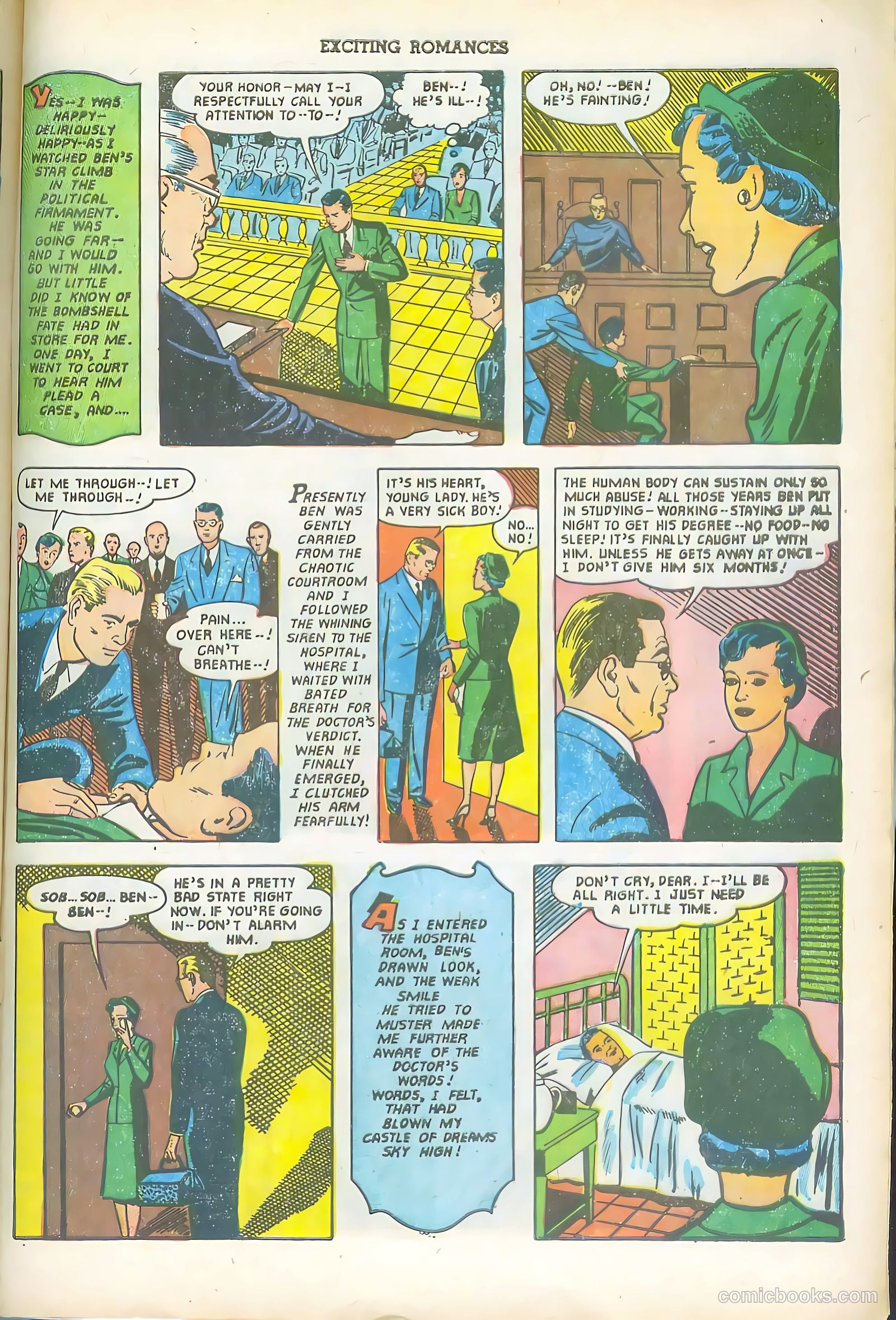 Exciting Romances #6 (1951) — page 29 of 36