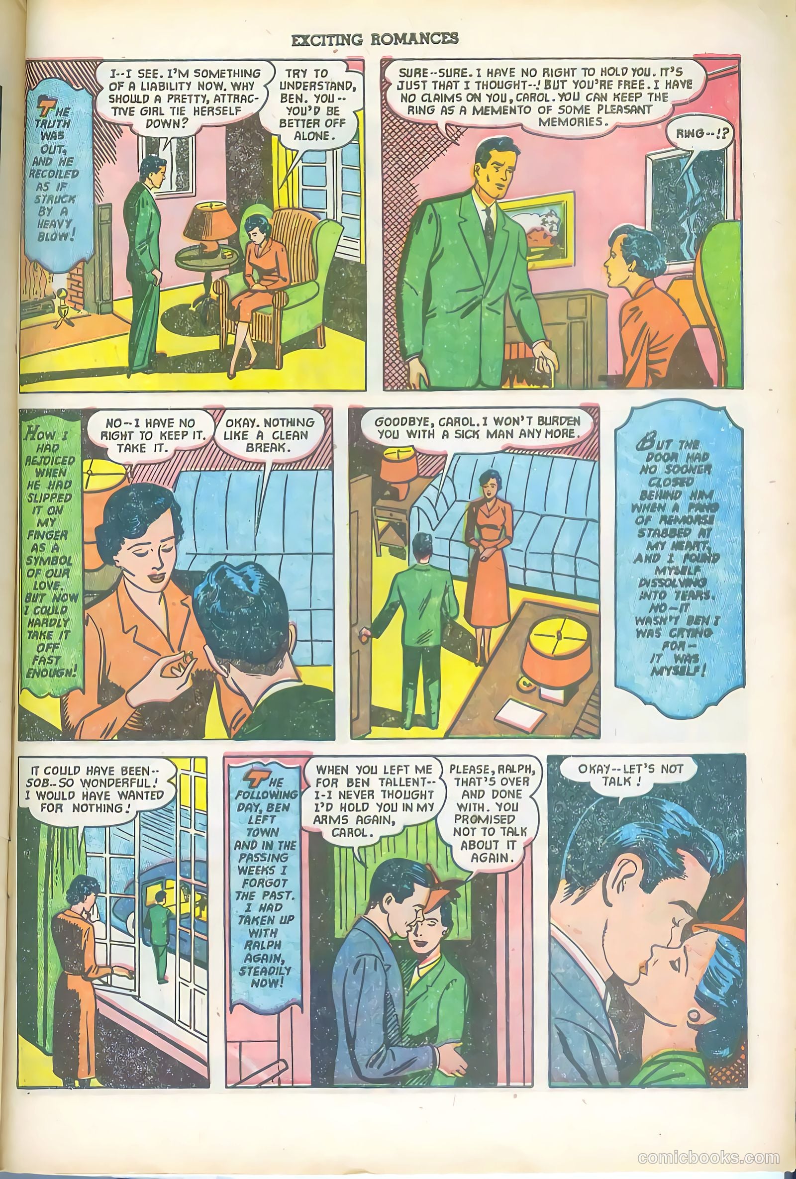 Exciting Romances #6 (1951) — page 31 of 36
