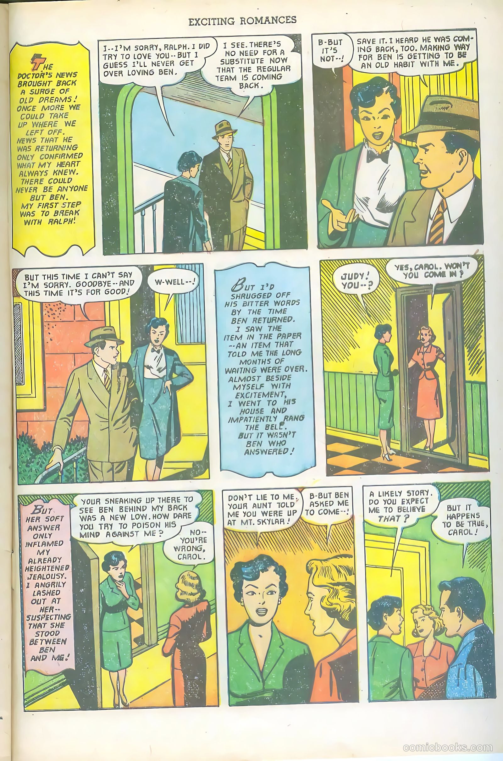 Exciting Romances #6 (1951) — page 33 of 36