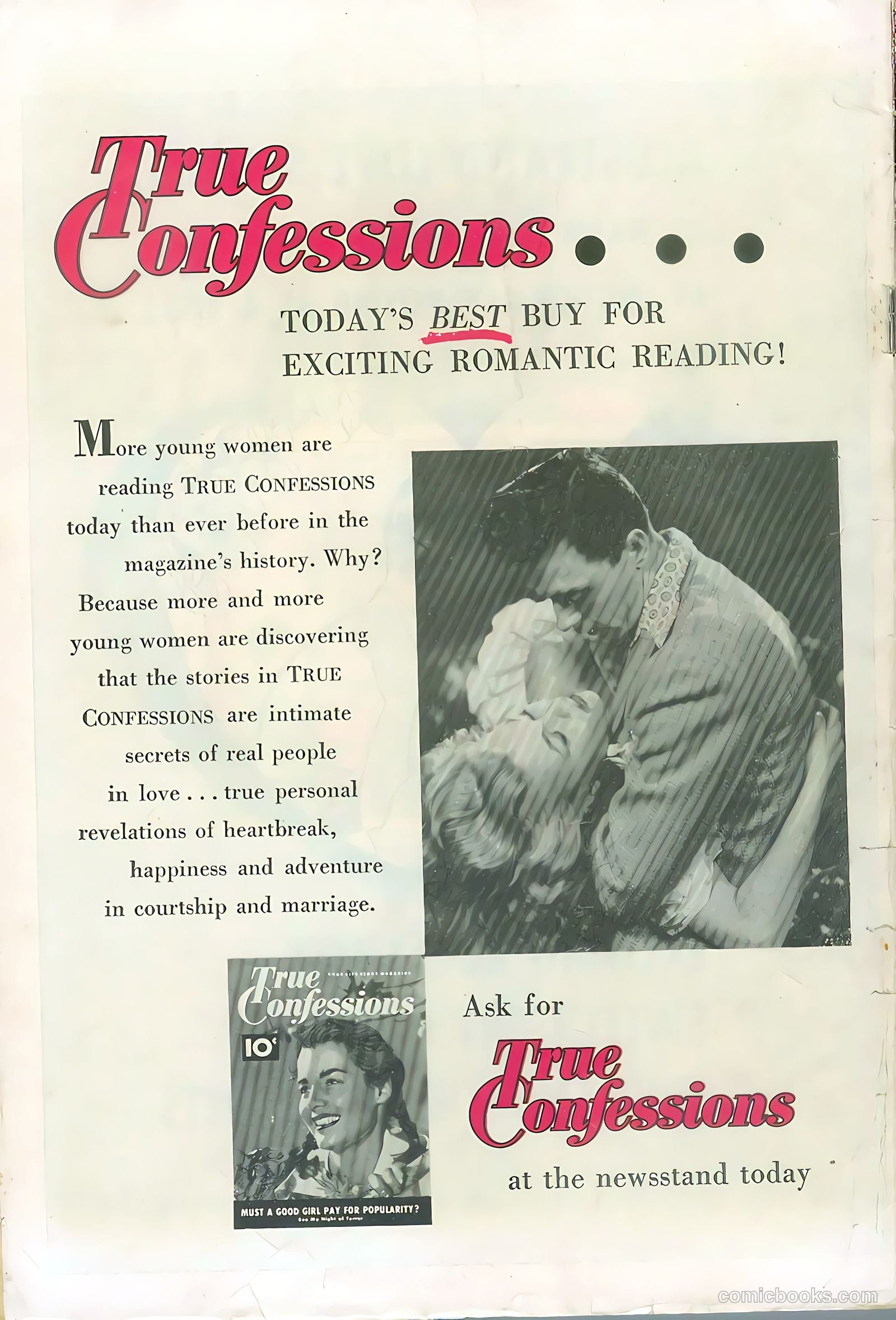Exciting Romances #6 (1951) — page 35 of 36