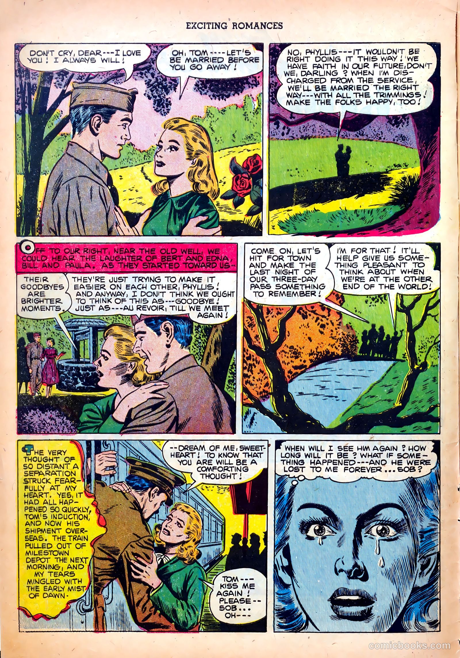 Exciting Romances #7 (1952) — page 4 of 36