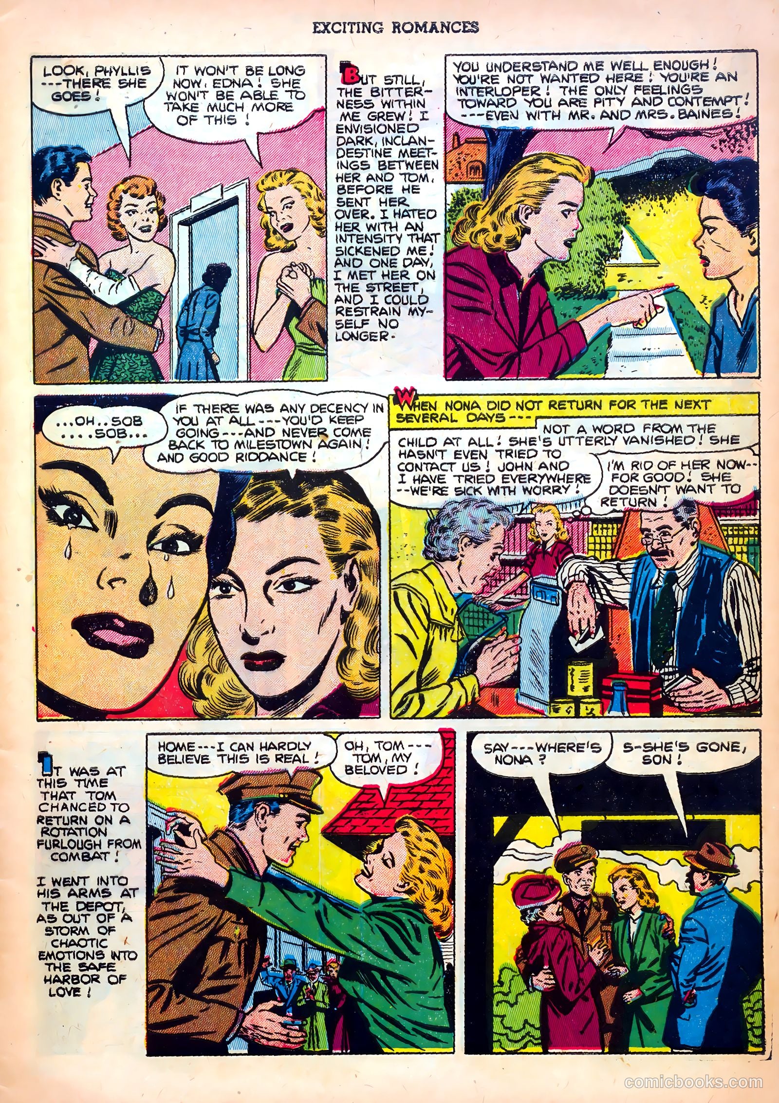 Exciting Romances #7 (1952) — page 9 of 36