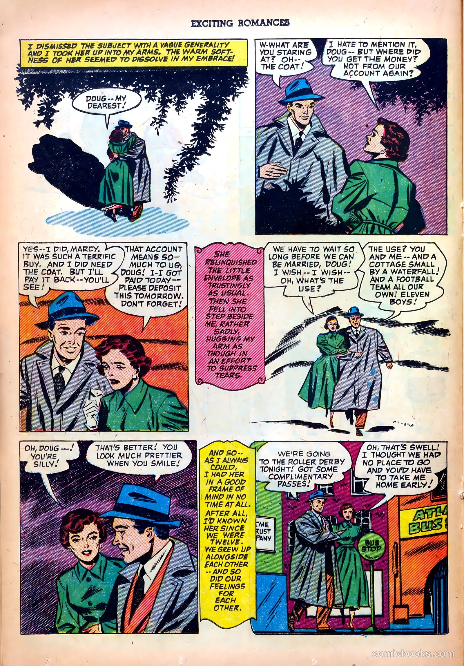 Exciting Romances #7 (1952) — page 16 of 36