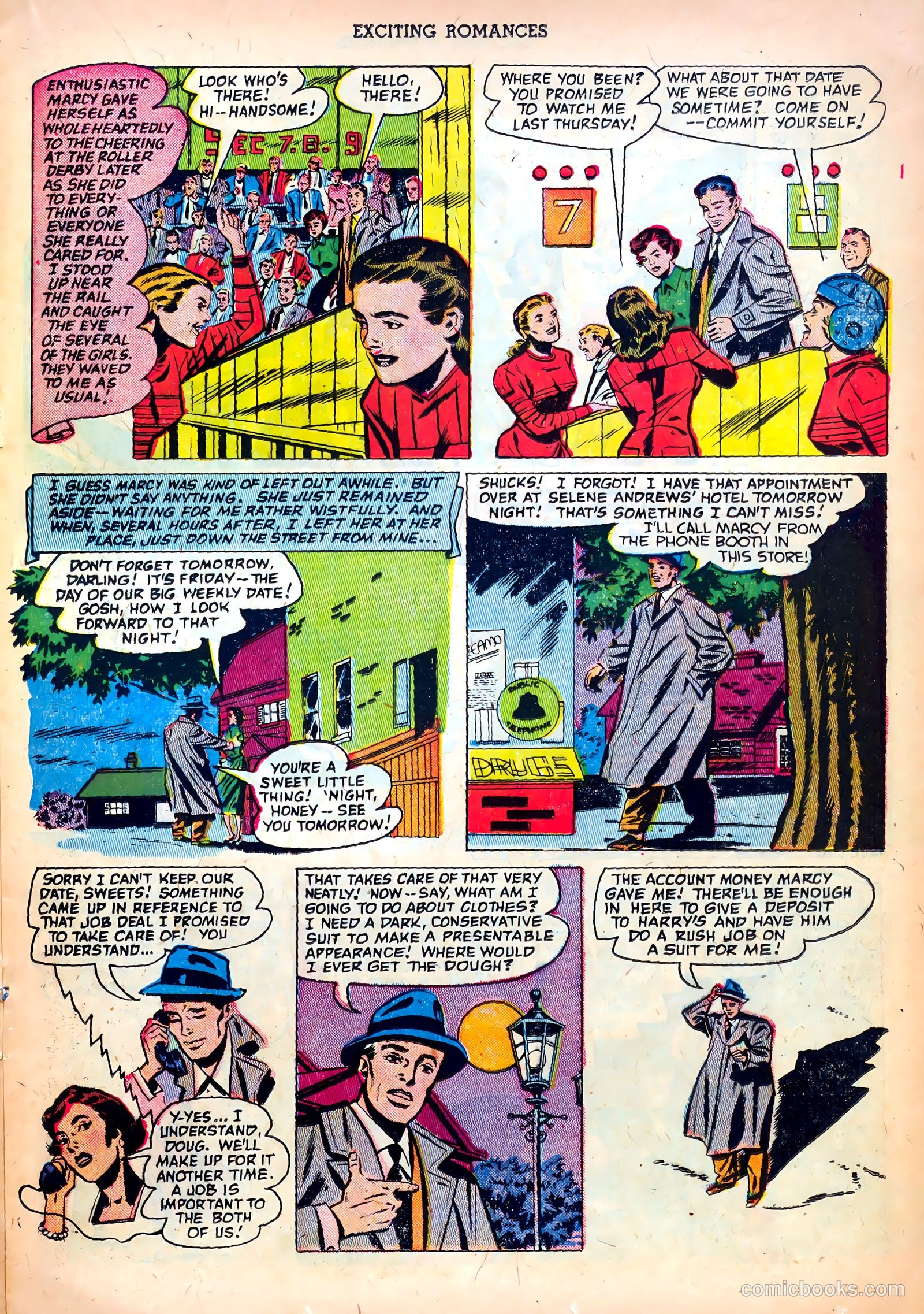 Exciting Romances #7 (1952) — page 17 of 36