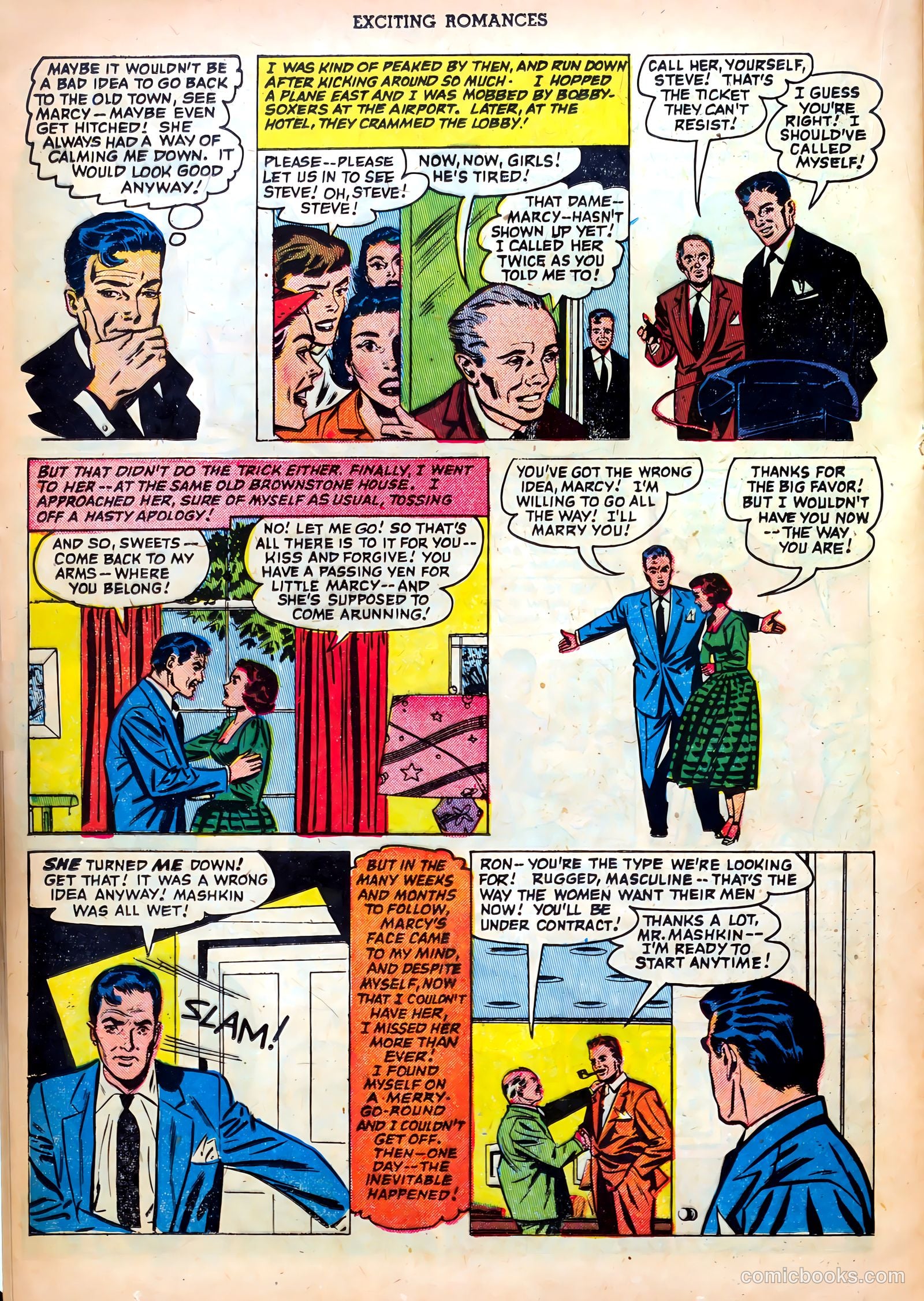 Exciting Romances #7 (1952) — page 20 of 36