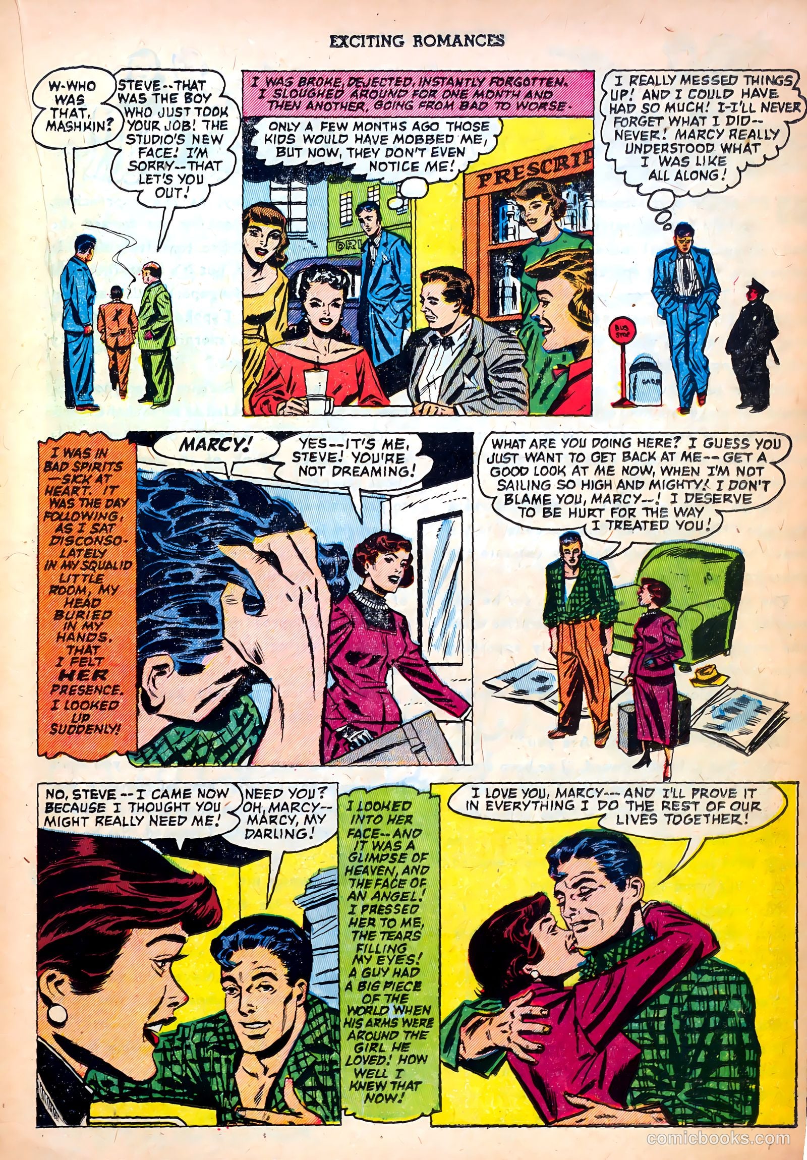 Exciting Romances #7 (1952) — page 21 of 36