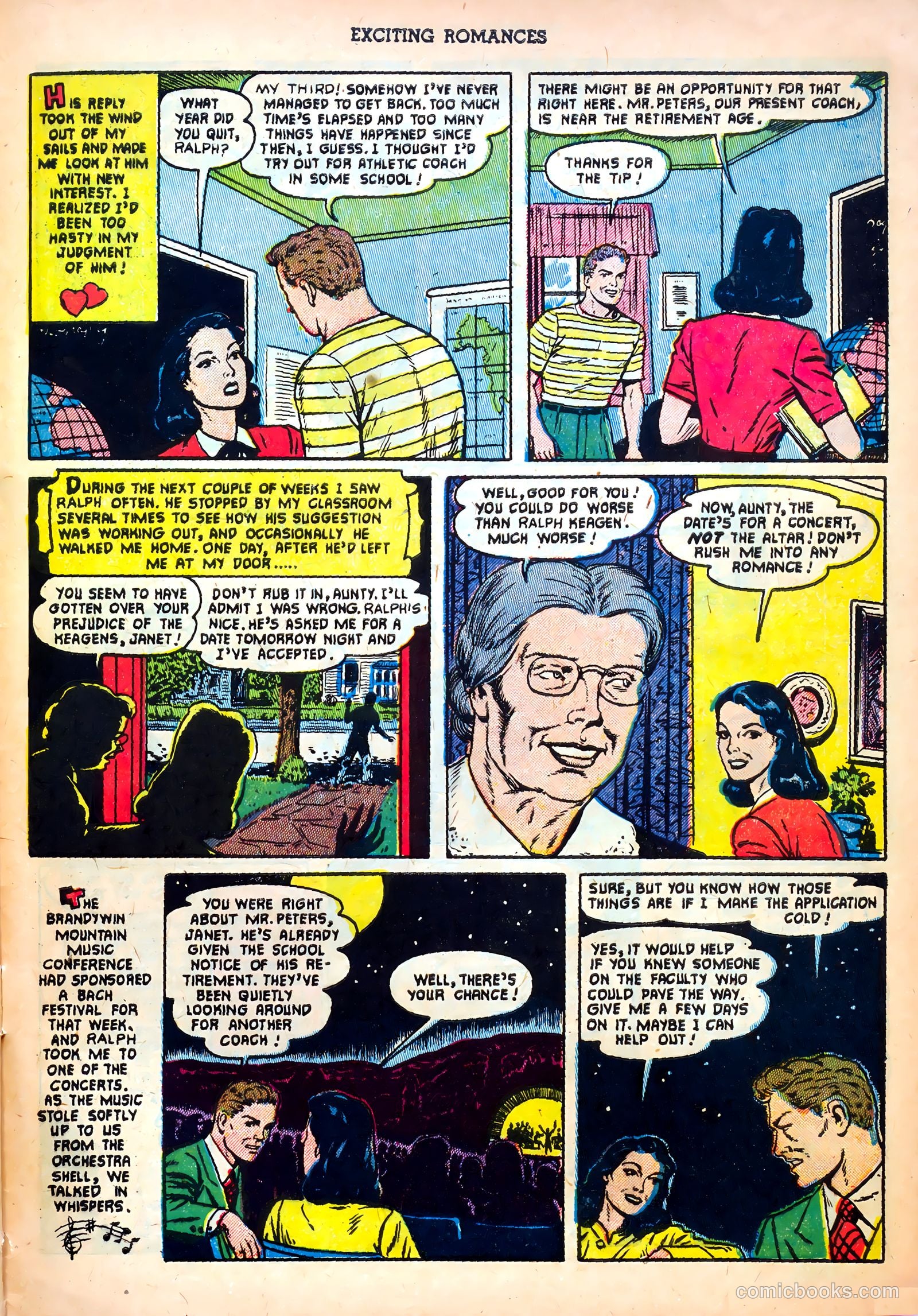 Exciting Romances #7 (1952) — page 29 of 36