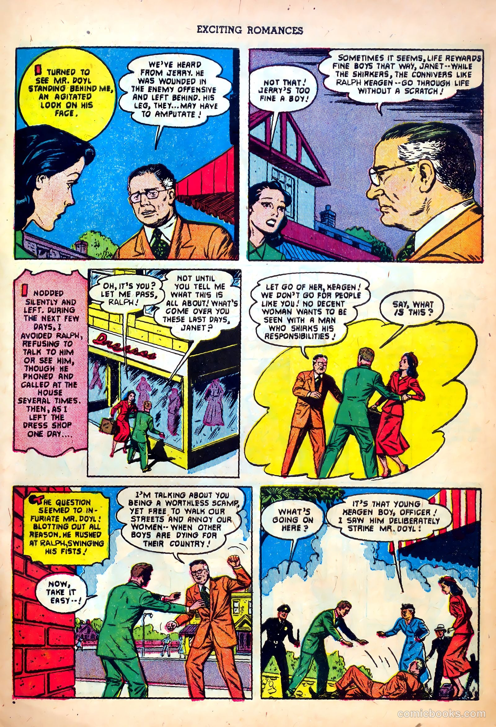 Exciting Romances #7 (1952) — page 33 of 36