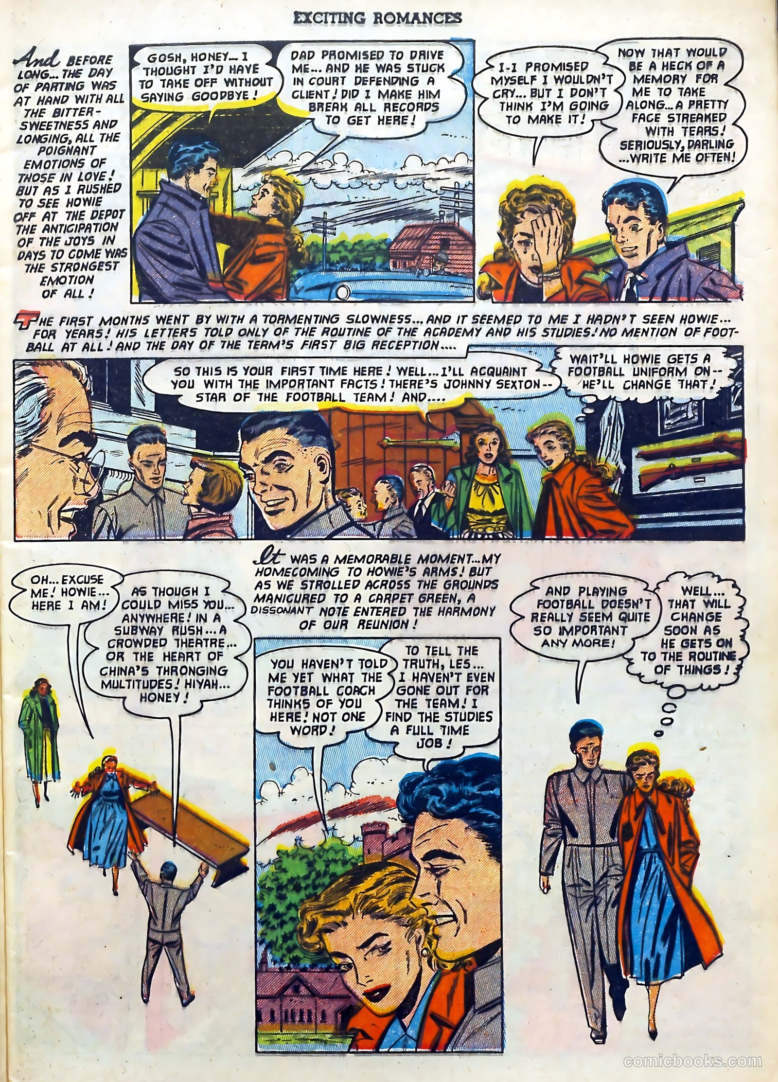 Exciting Romances #8 (1952) — page 5 of 36