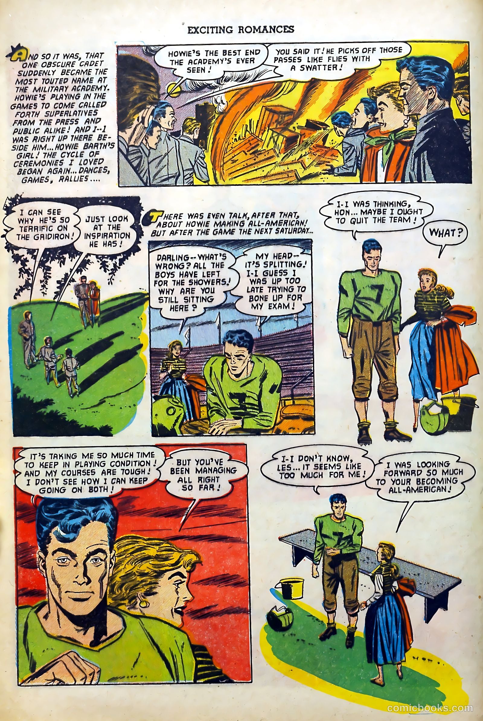 Exciting Romances #8 (1952) — page 8 of 36