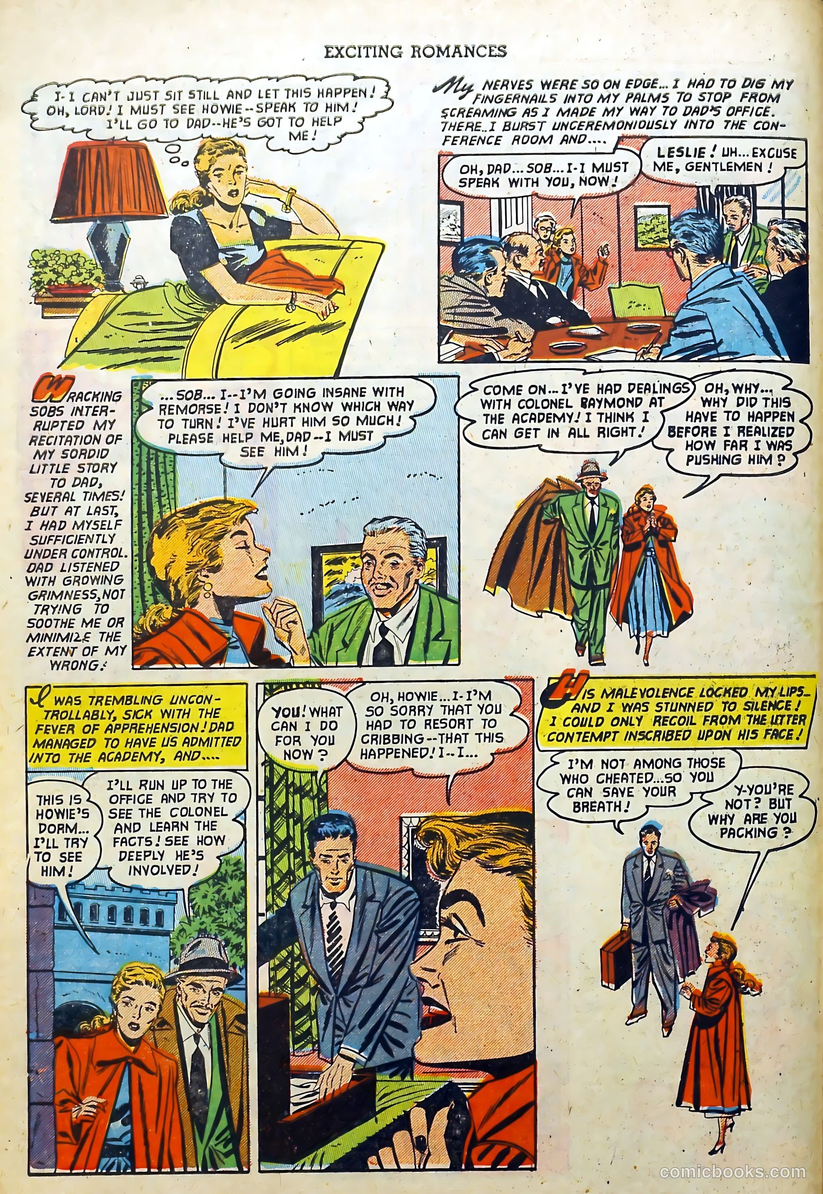 Exciting Romances #8 (1952) — page 10 of 36