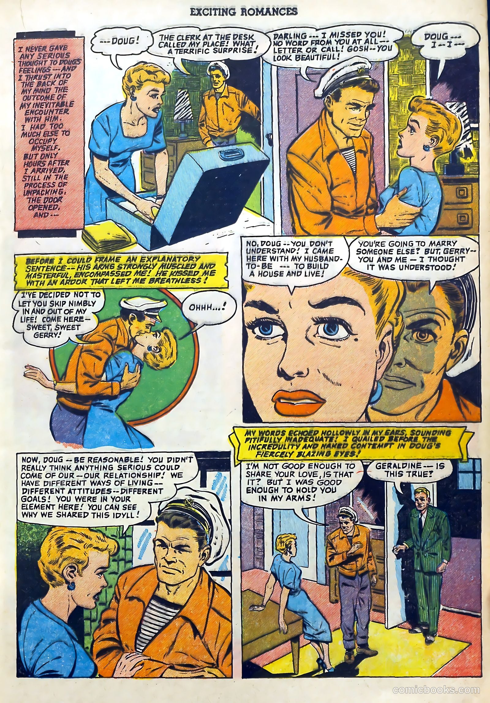 Exciting Romances #8 (1952) — page 17 of 36