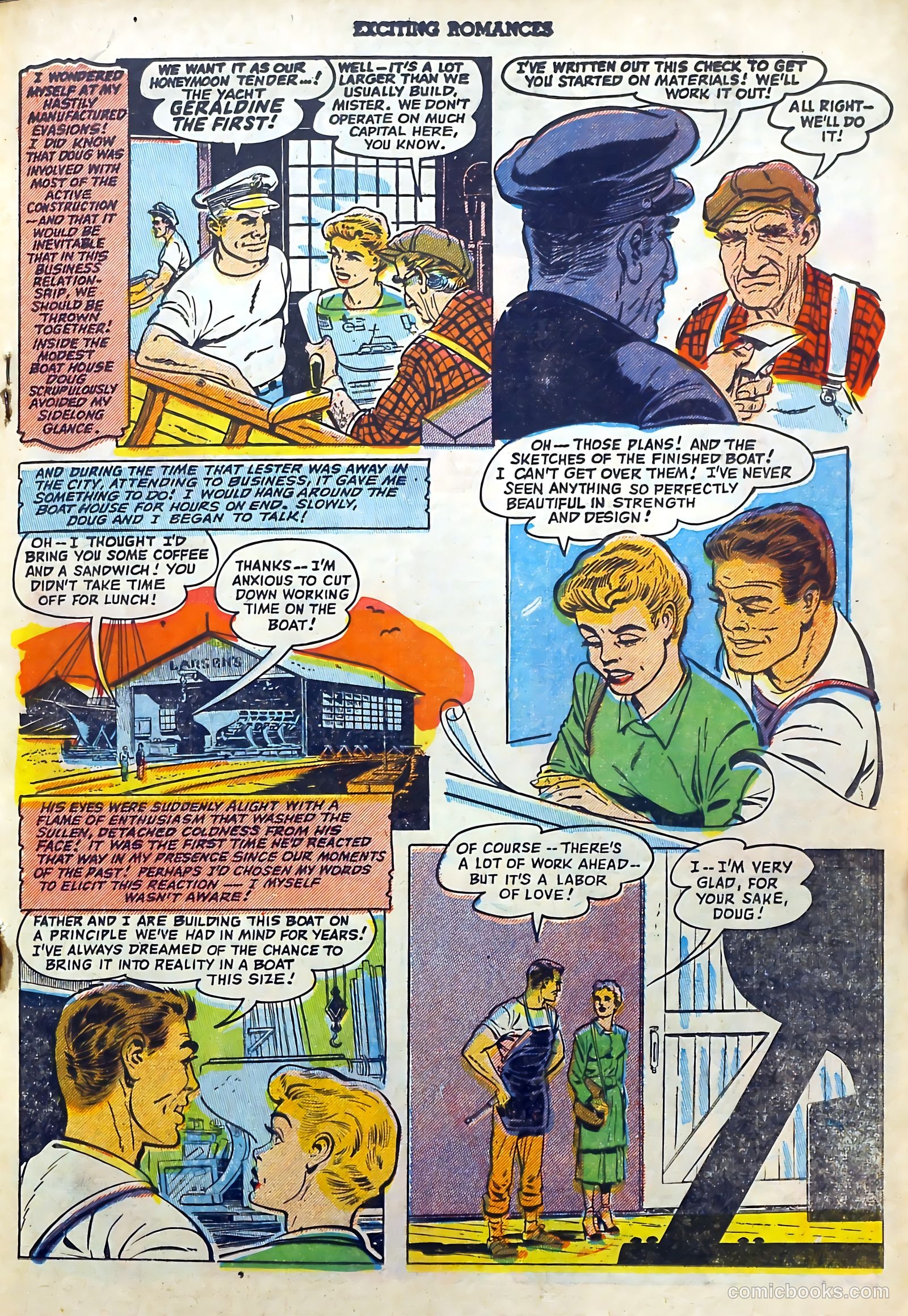 Exciting Romances #8 (1952) — page 19 of 36