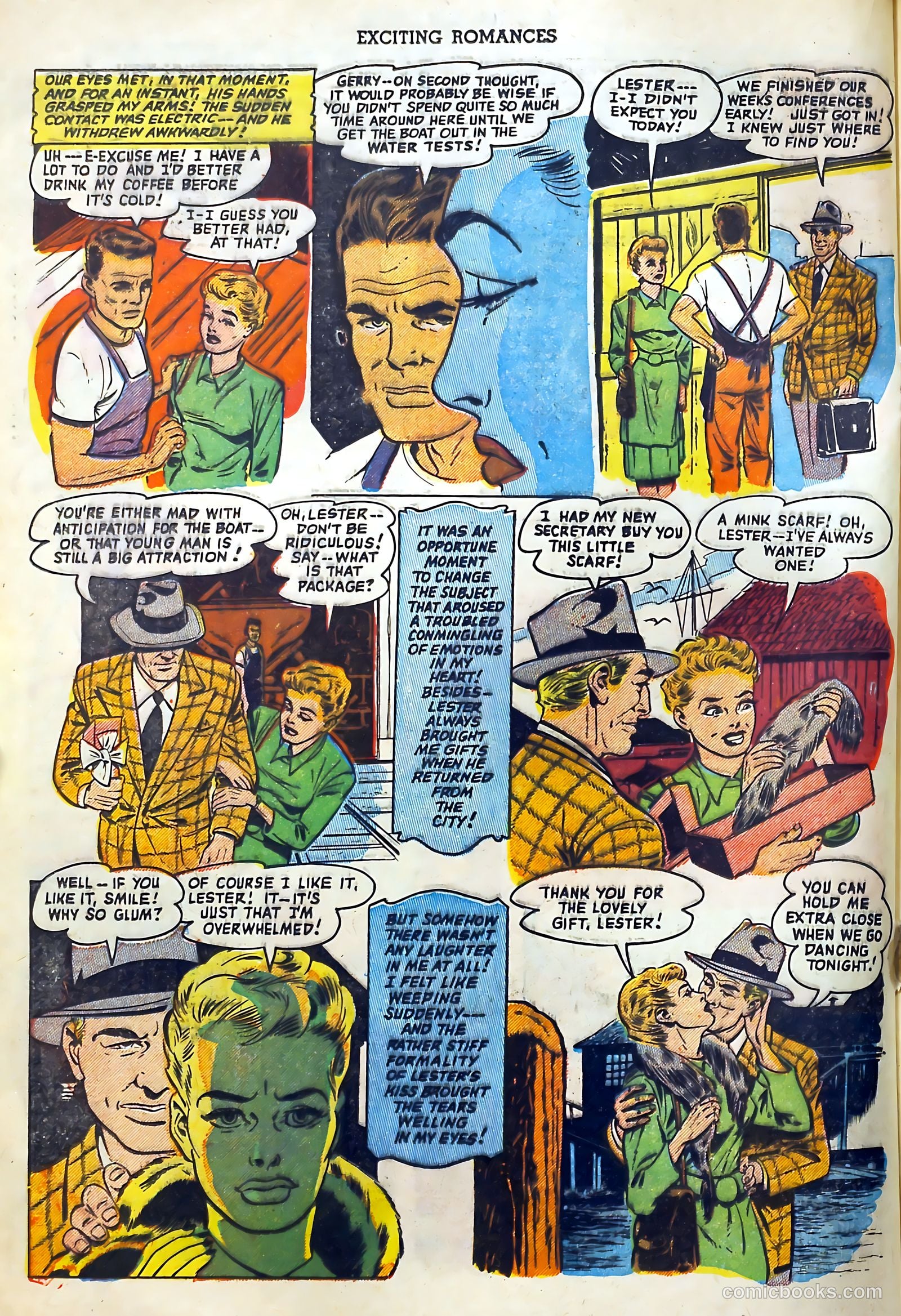 Exciting Romances #8 (1952) — page 20 of 36