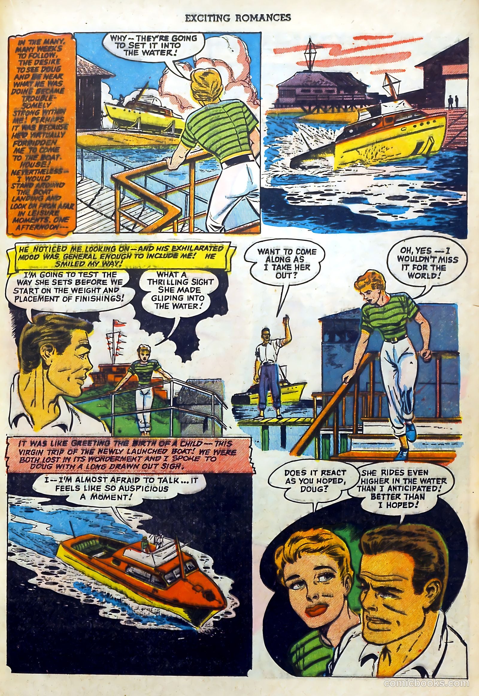 Exciting Romances #8 (1952) — page 21 of 36
