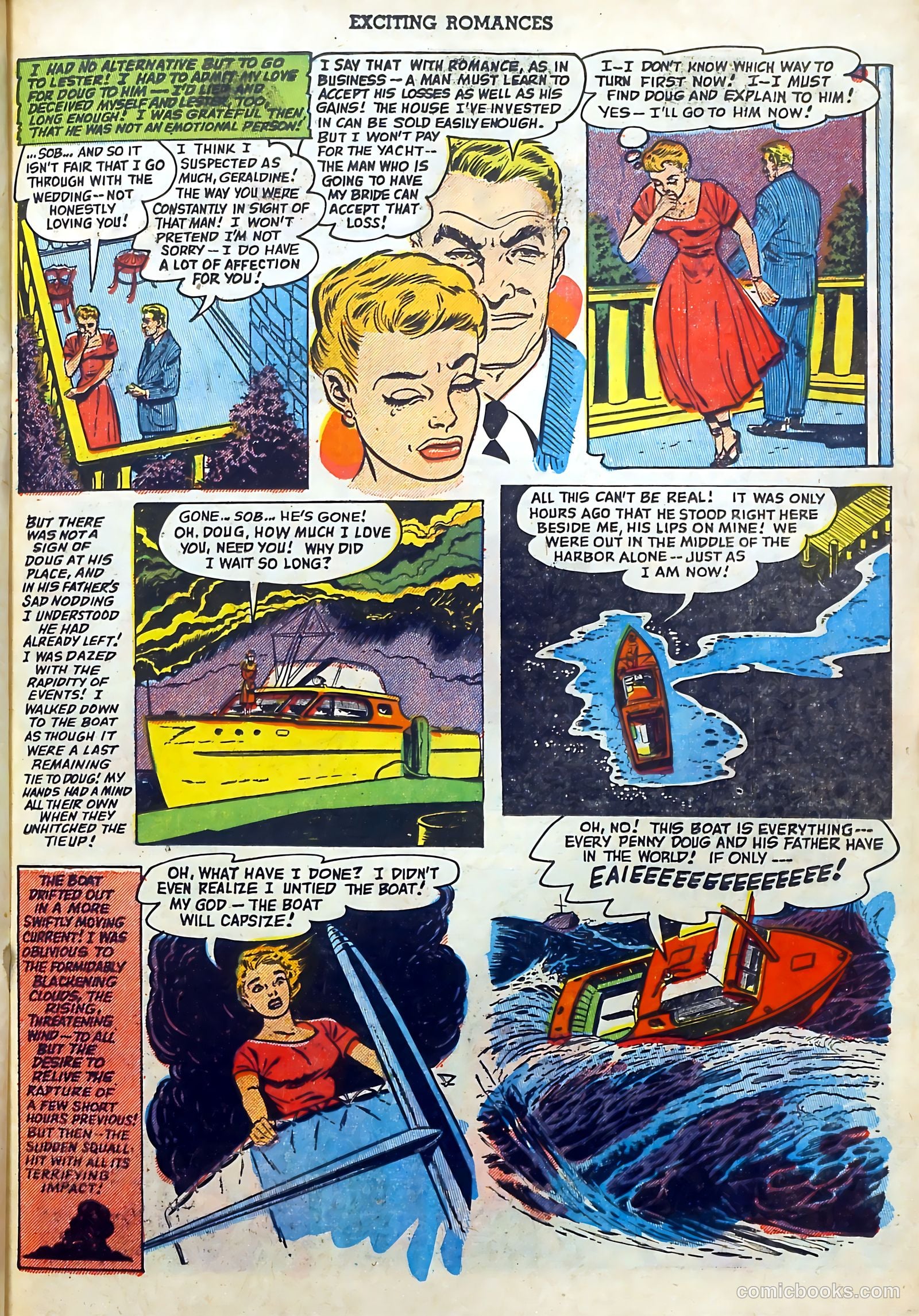 Exciting Romances #8 (1952) — page 23 of 36