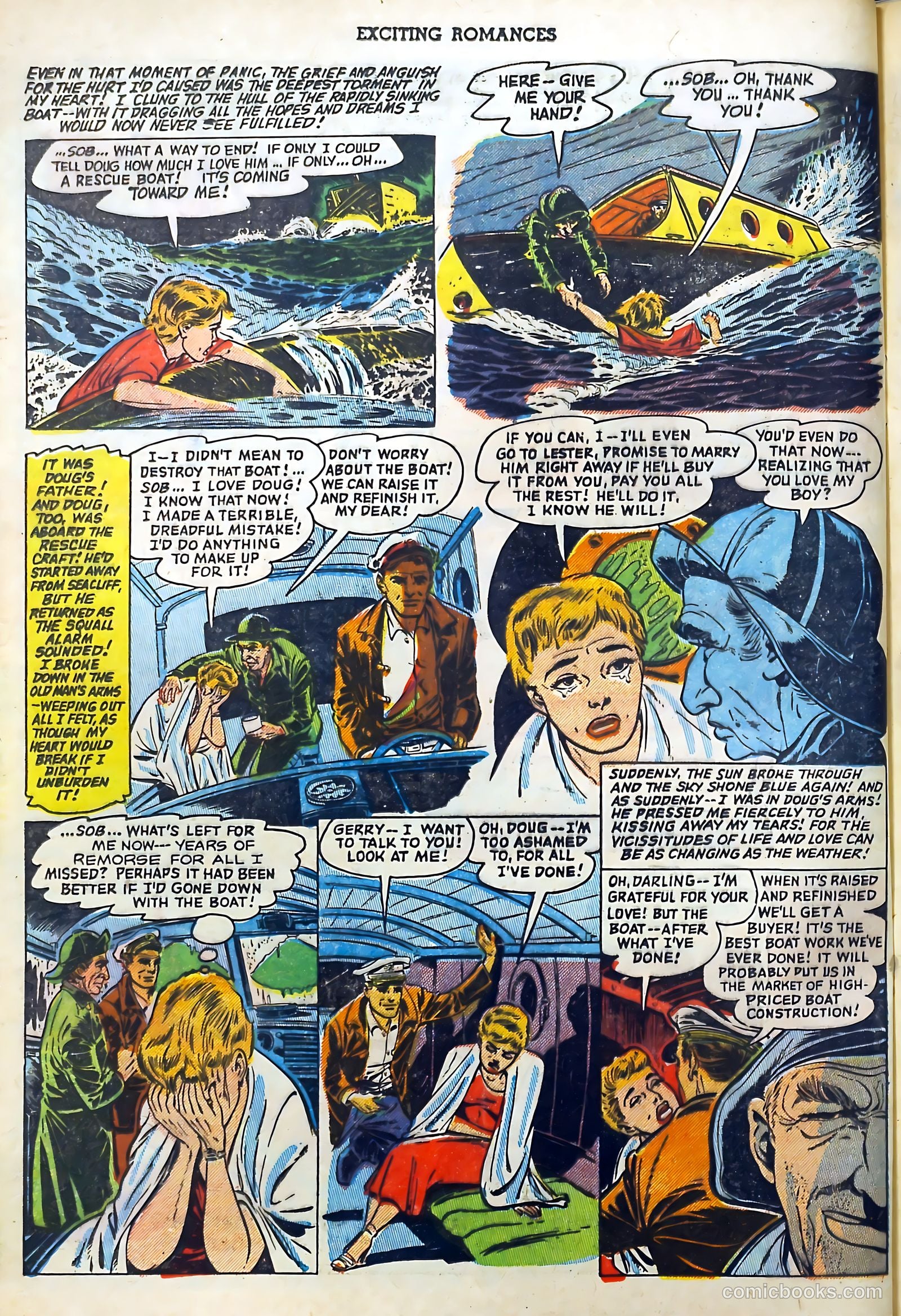 Exciting Romances #8 (1952) — page 24 of 36