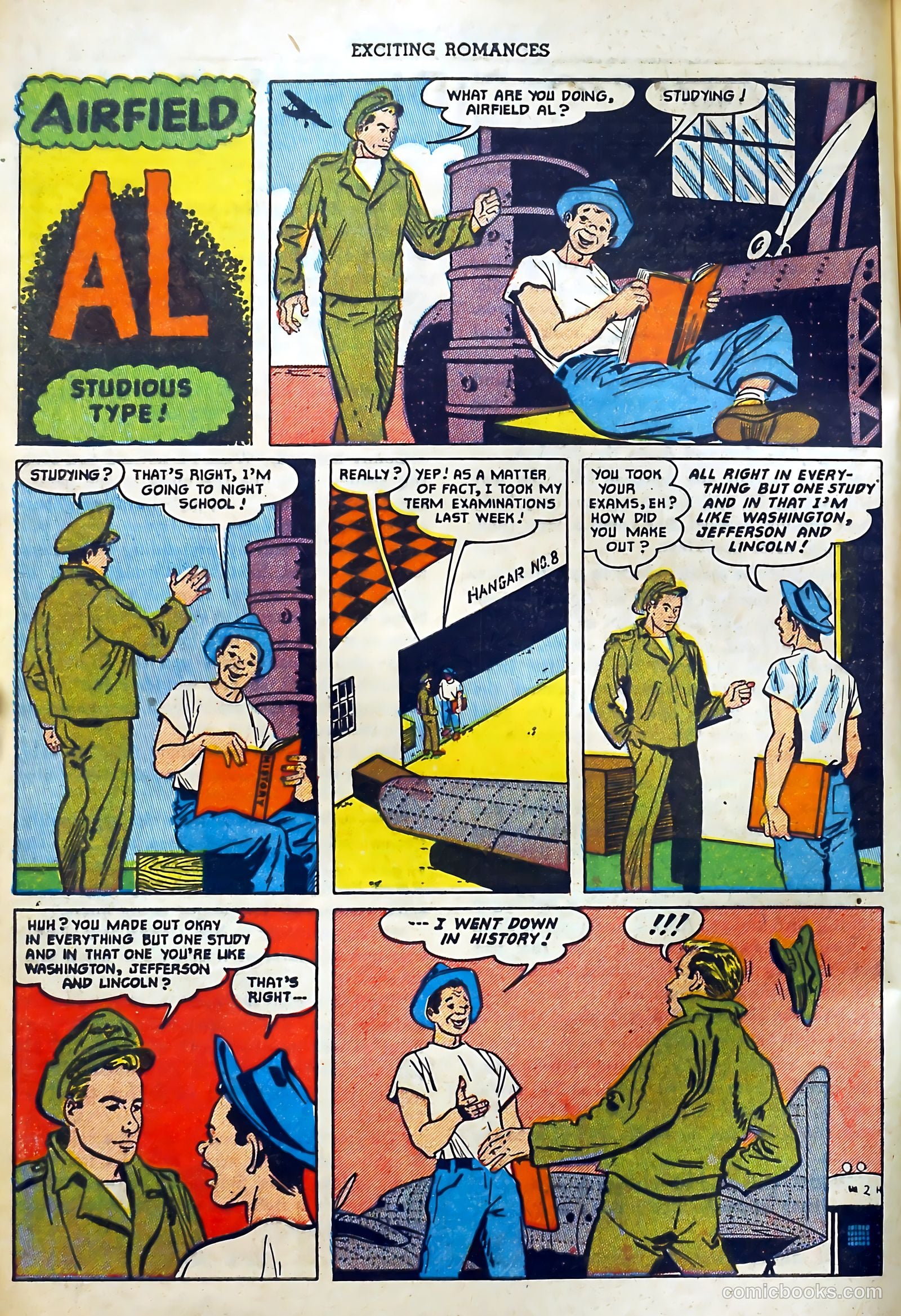 Exciting Romances #8 (1952) — page 28 of 36
