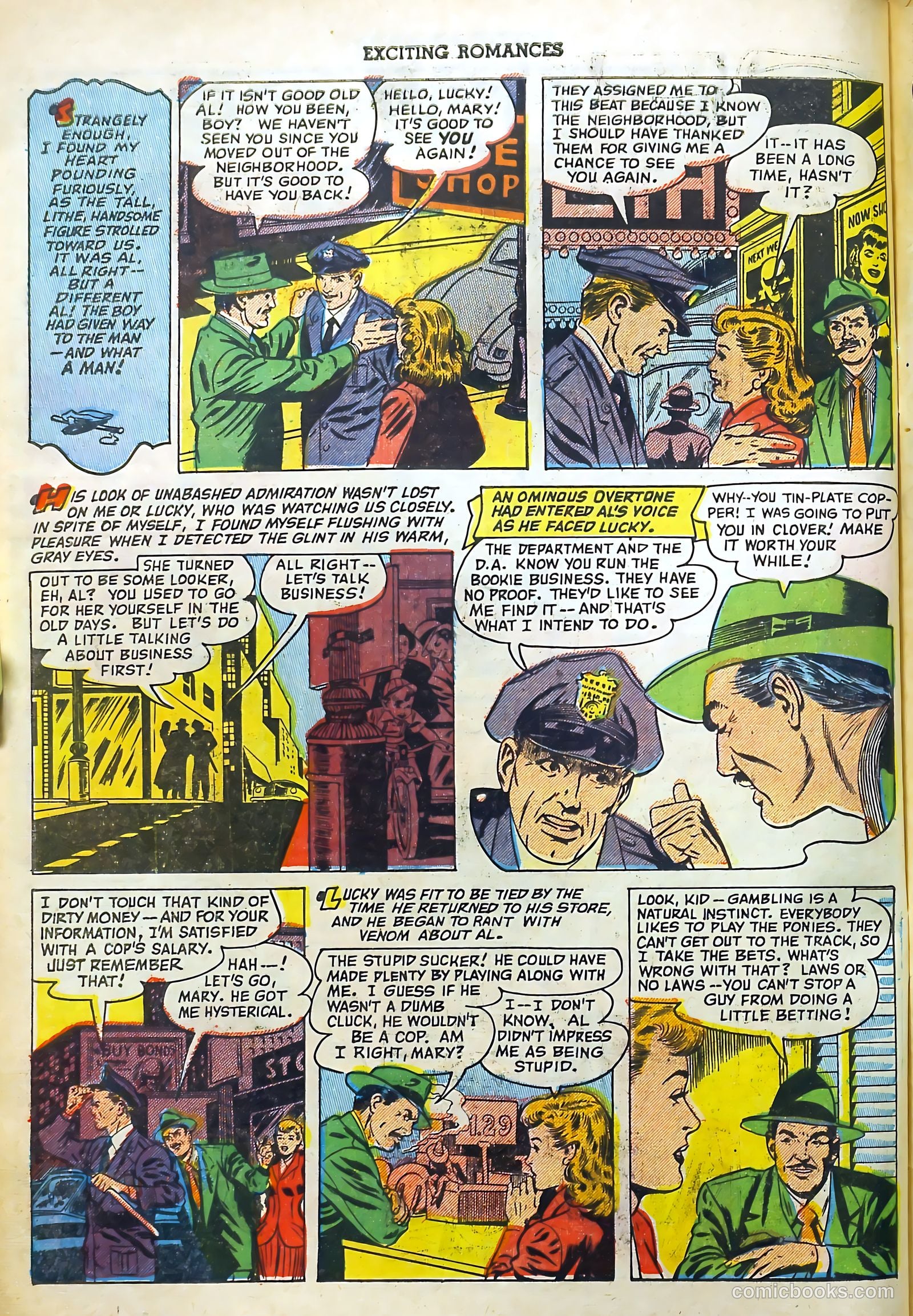 Exciting Romances #8 (1952) — page 30 of 36