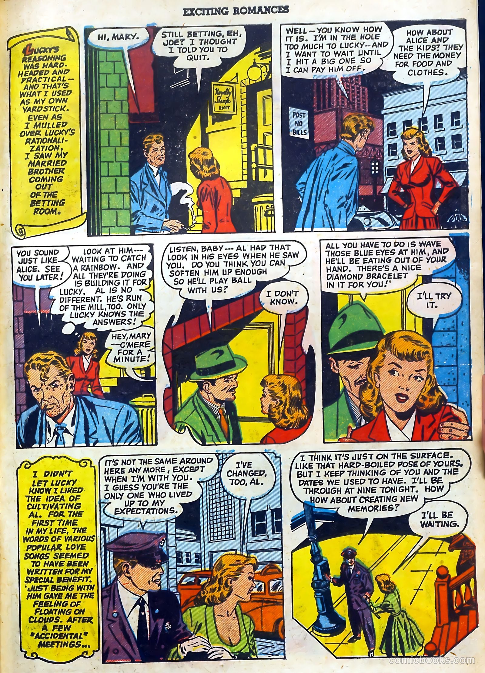 Exciting Romances #8 (1952) — page 31 of 36