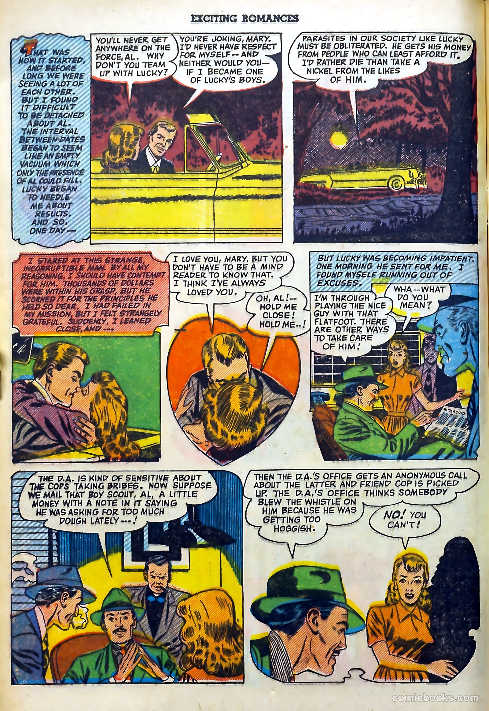 Exciting Romances #8 (1952) — page 32 of 36