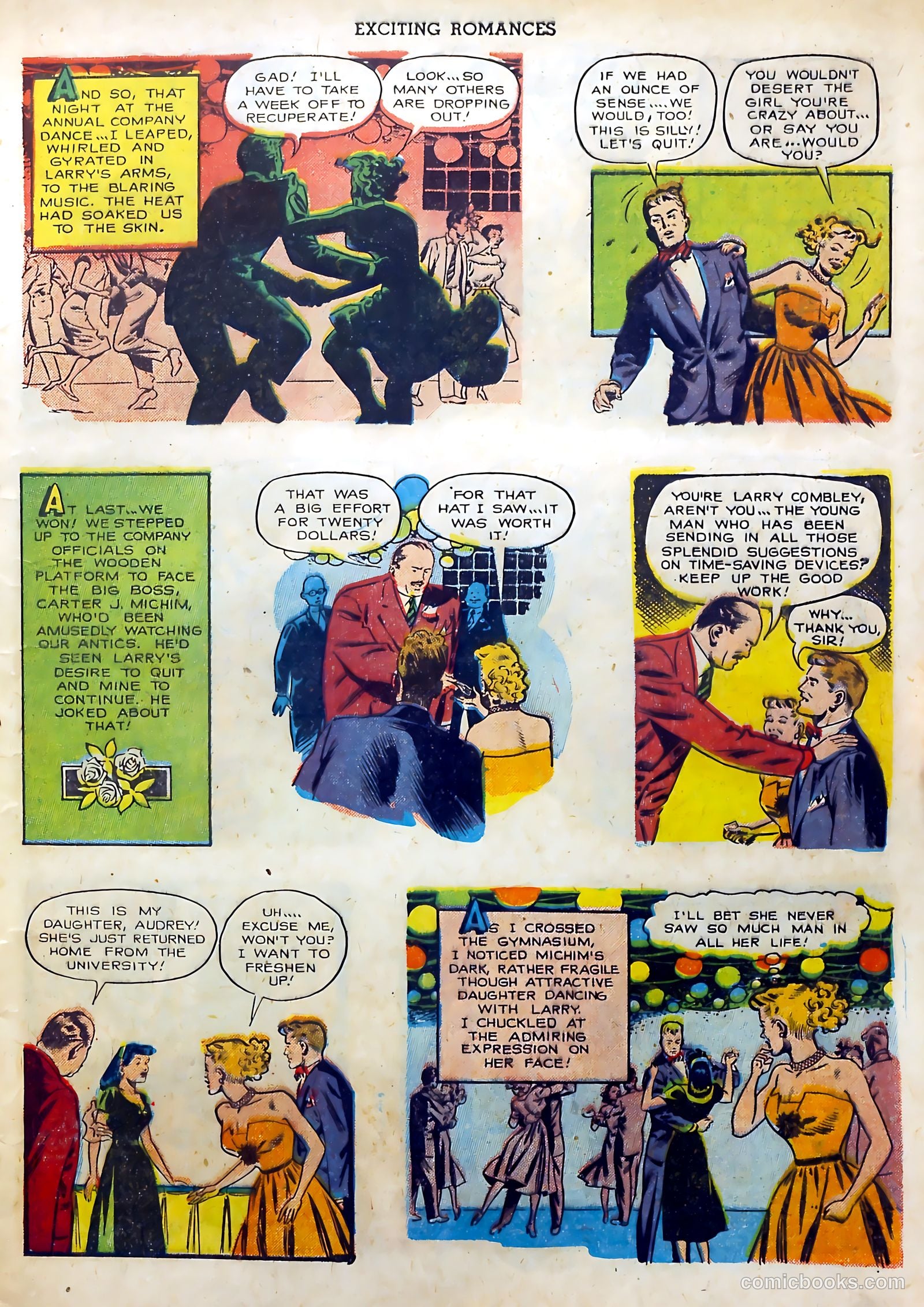 Exciting Romances #9 (1952) — page 5 of 36