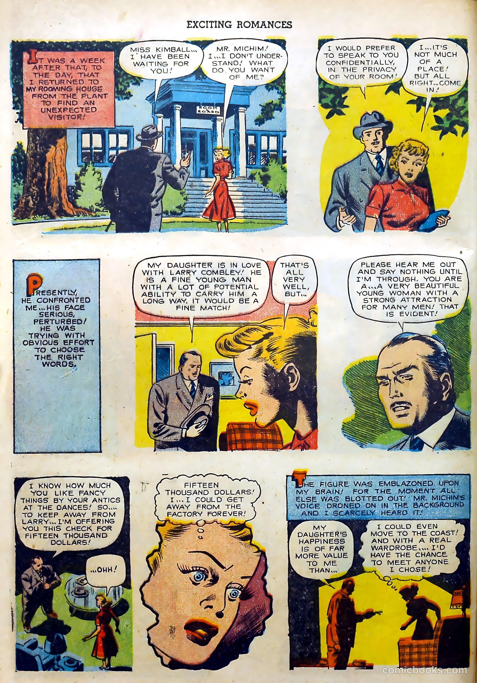 Exciting Romances #9 (1952) — page 8 of 36