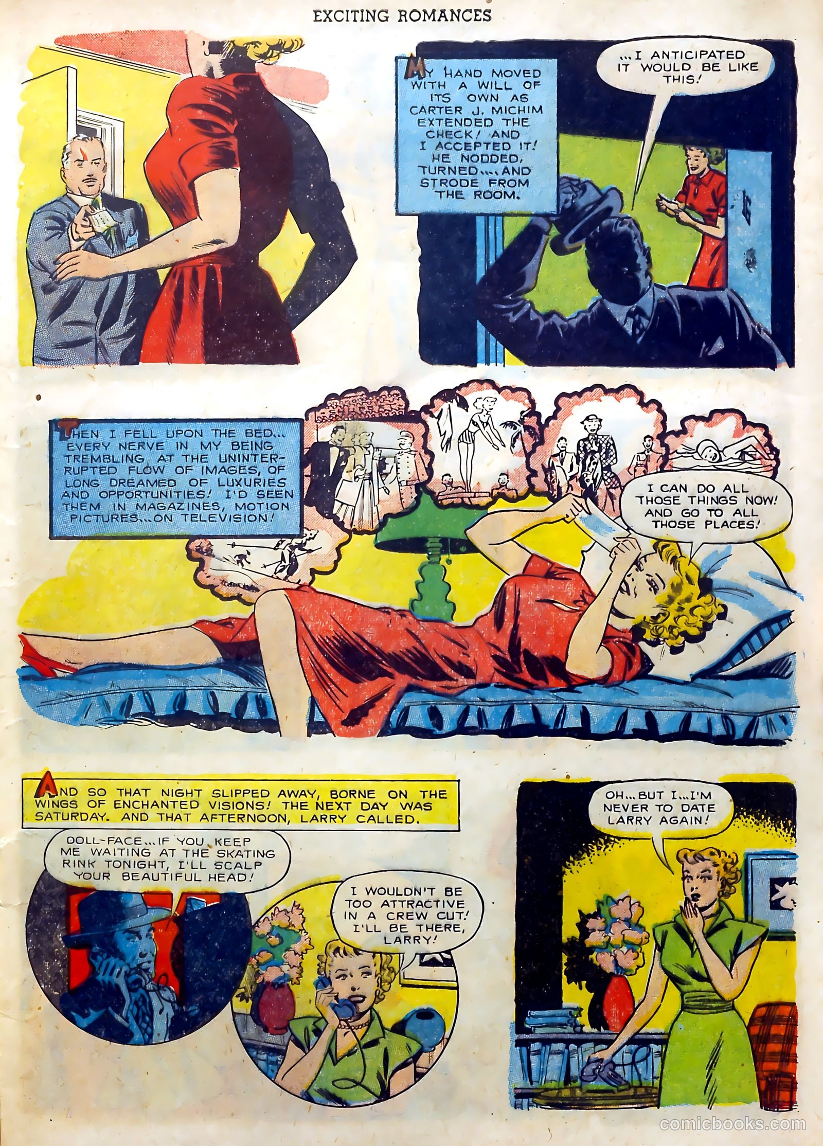 Exciting Romances #9 (1952) — page 9 of 36