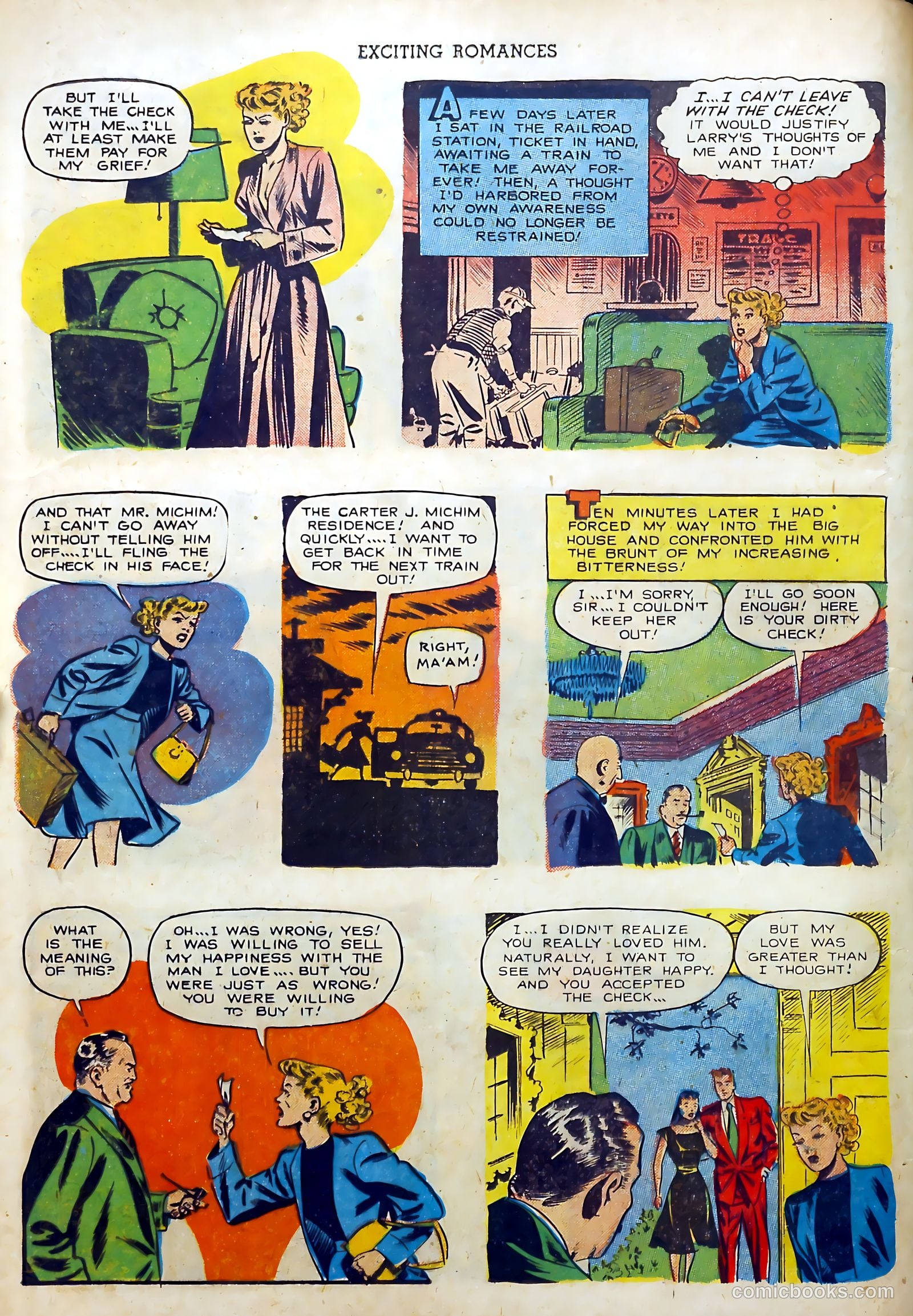 Exciting Romances #9 (1952) — page 12 of 36