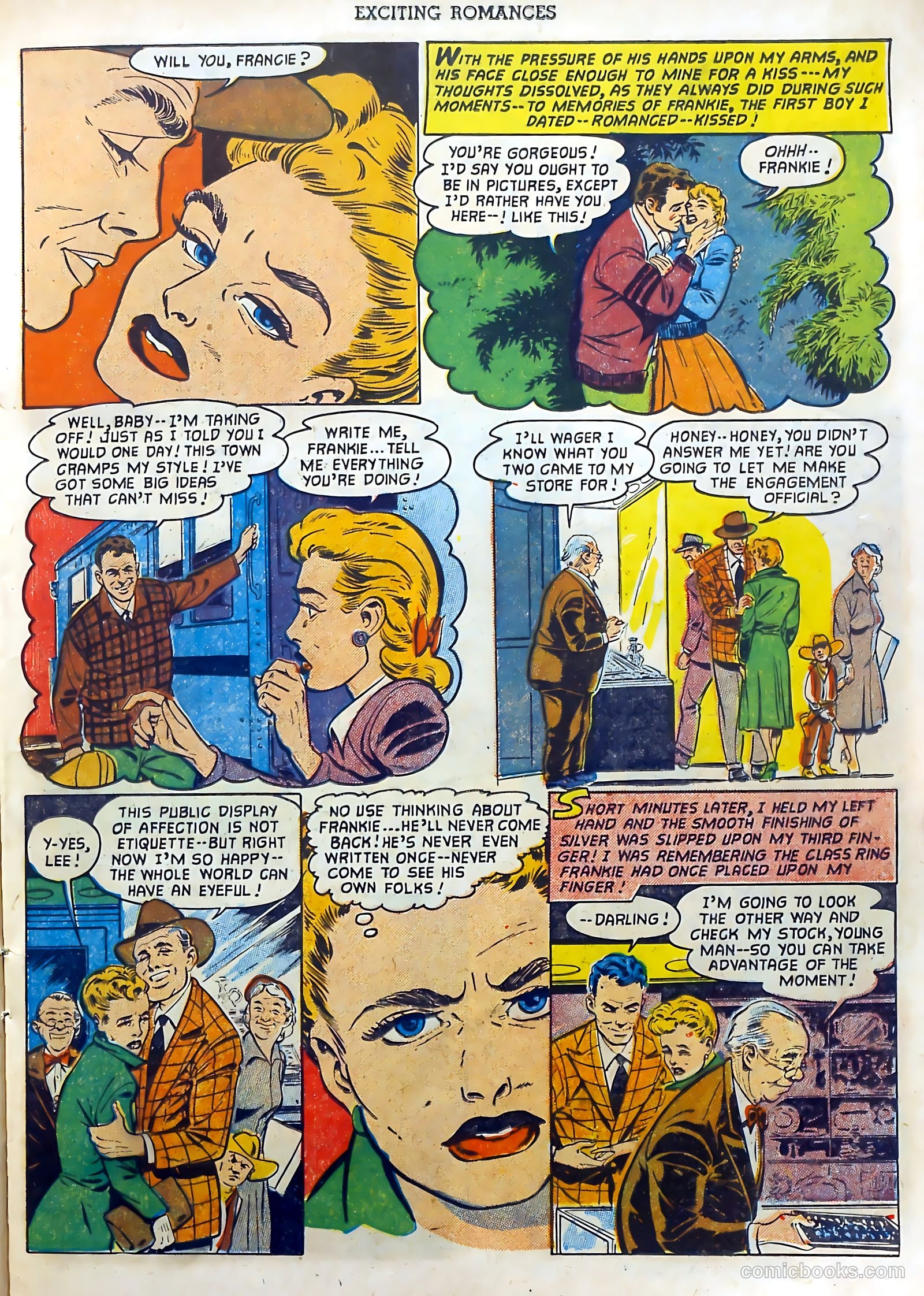 Exciting Romances #9 (1952) — page 15 of 36