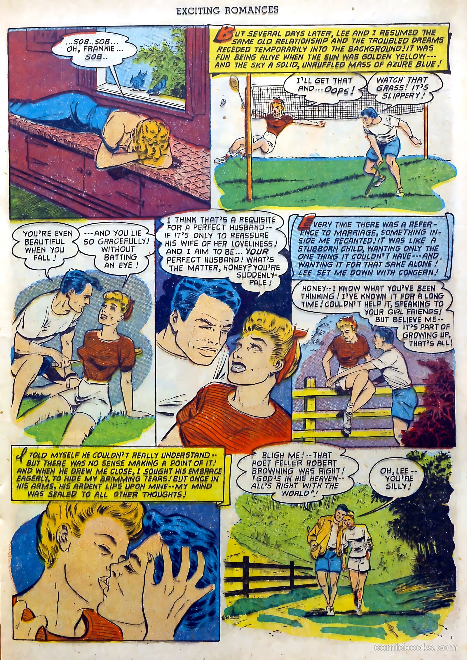 Exciting Romances #9 (1952) — page 17 of 36