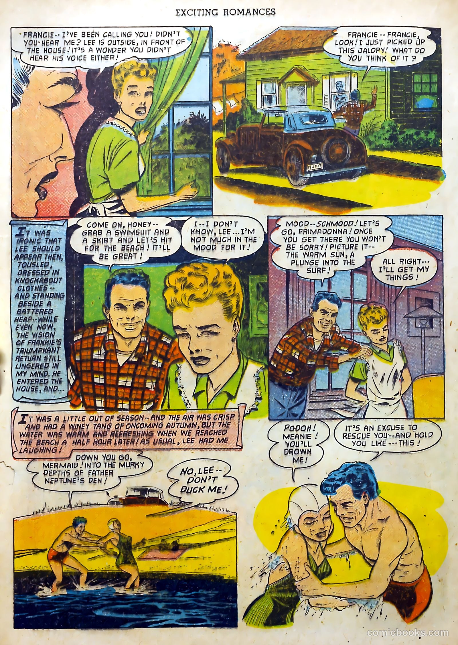 Exciting Romances #9 (1952) — page 20 of 36