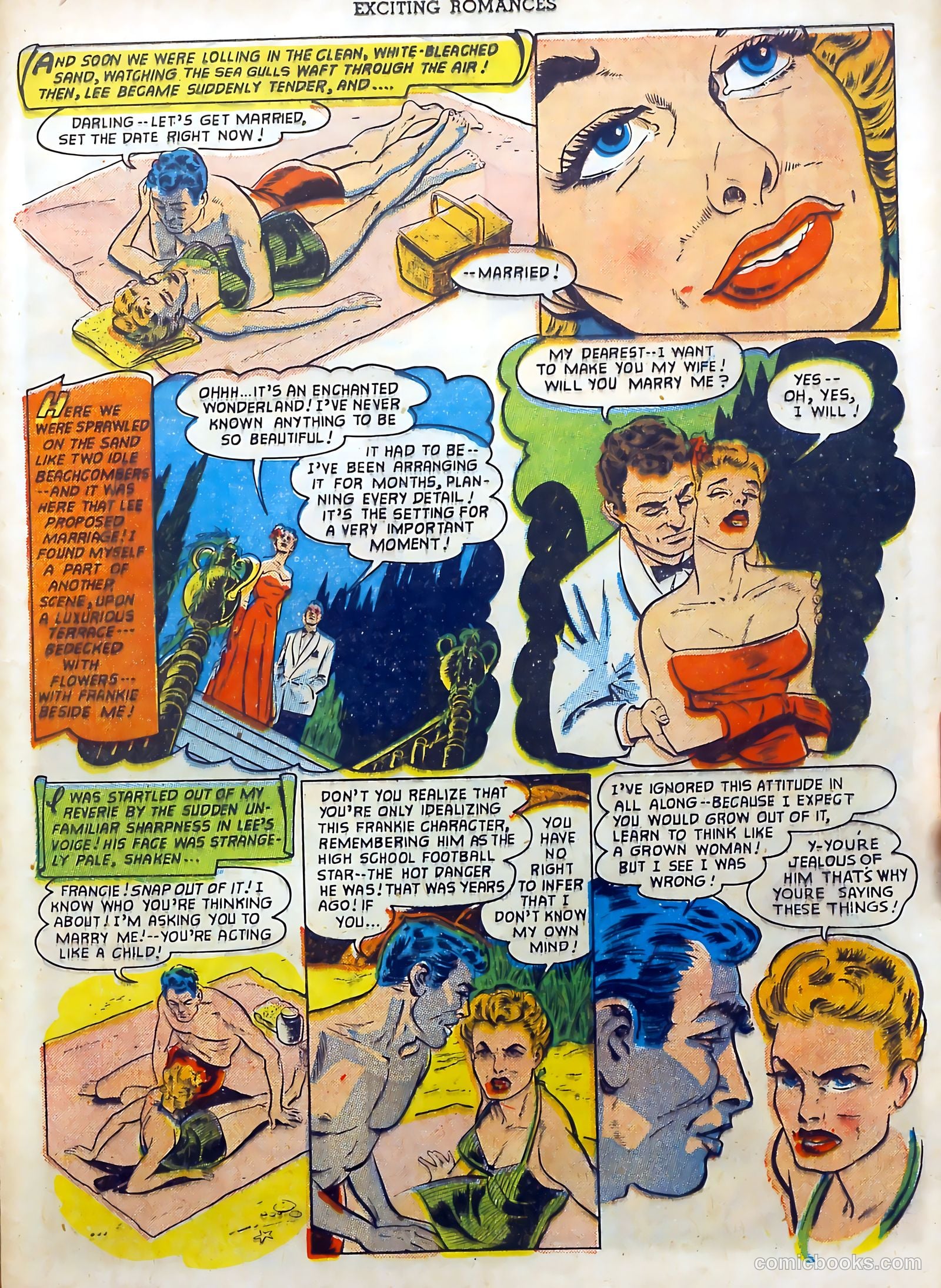 Exciting Romances #9 (1952) — page 21 of 36
