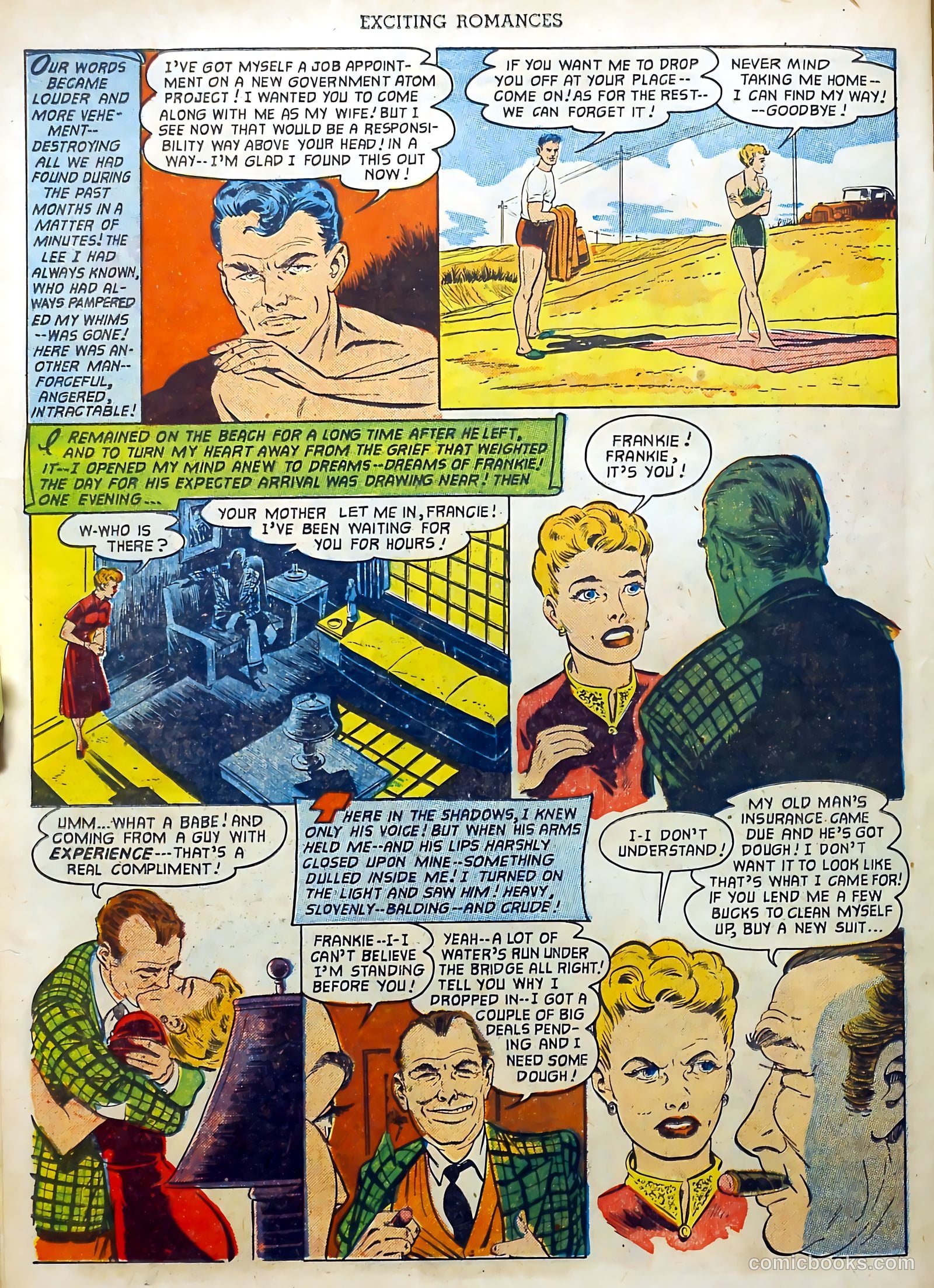 Exciting Romances #9 (1952) — page 22 of 36