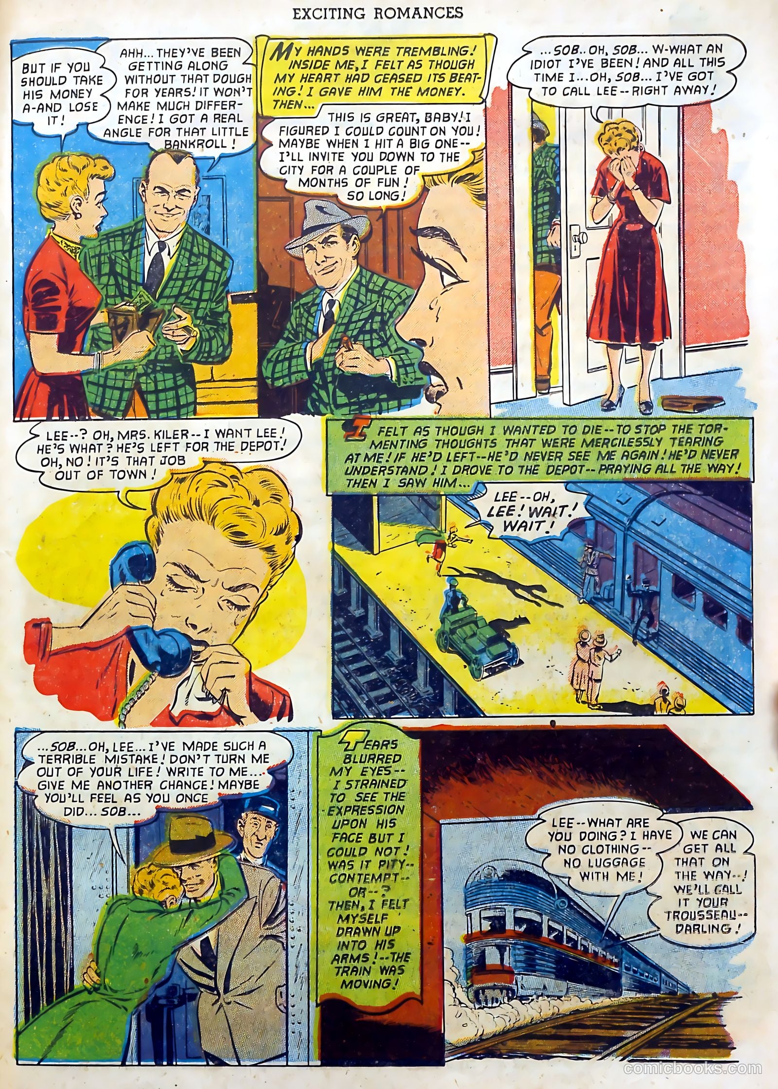 Exciting Romances #9 (1952) — page 23 of 36