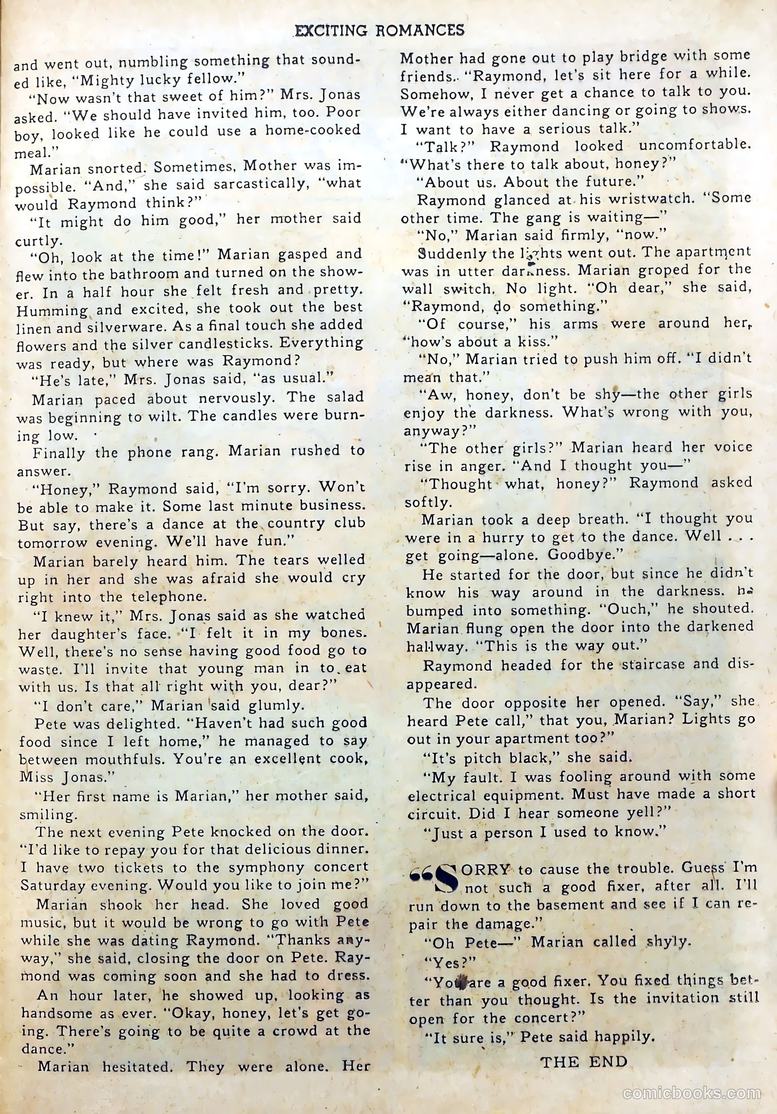 Exciting Romances #9 (1952) — page 25 of 36