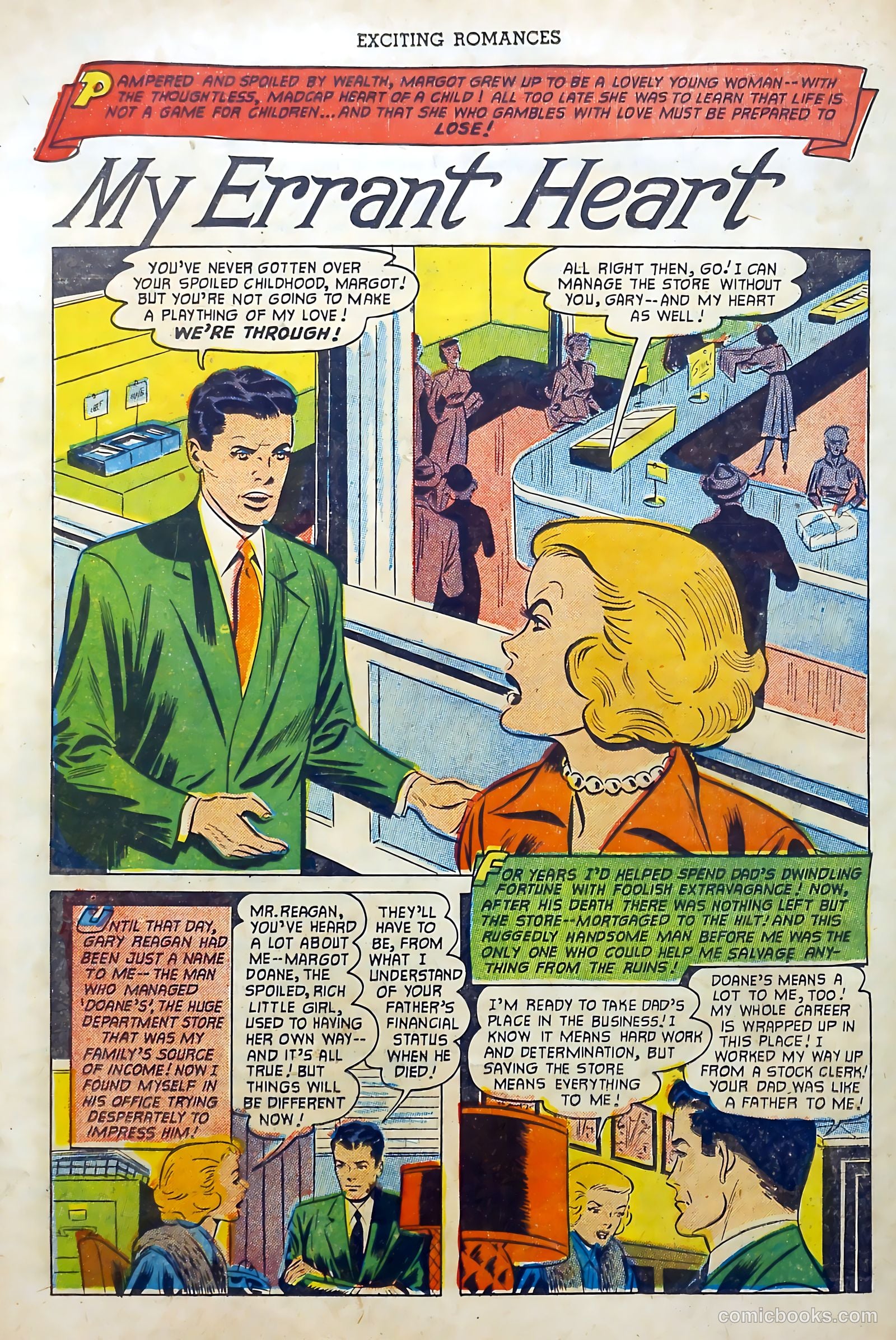 Exciting Romances #9 (1952) — page 26 of 36