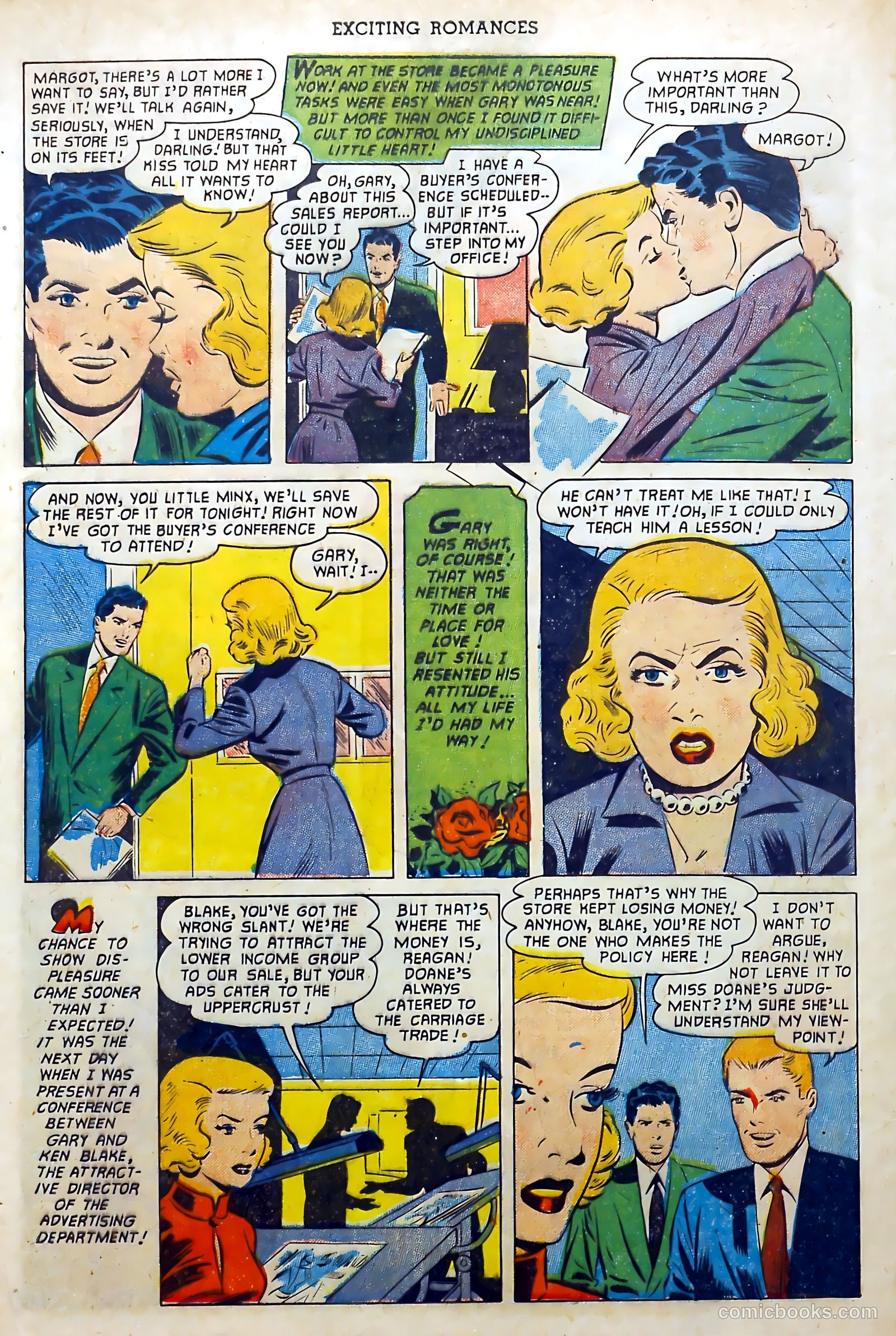 Exciting Romances #9 (1952) — page 28 of 36