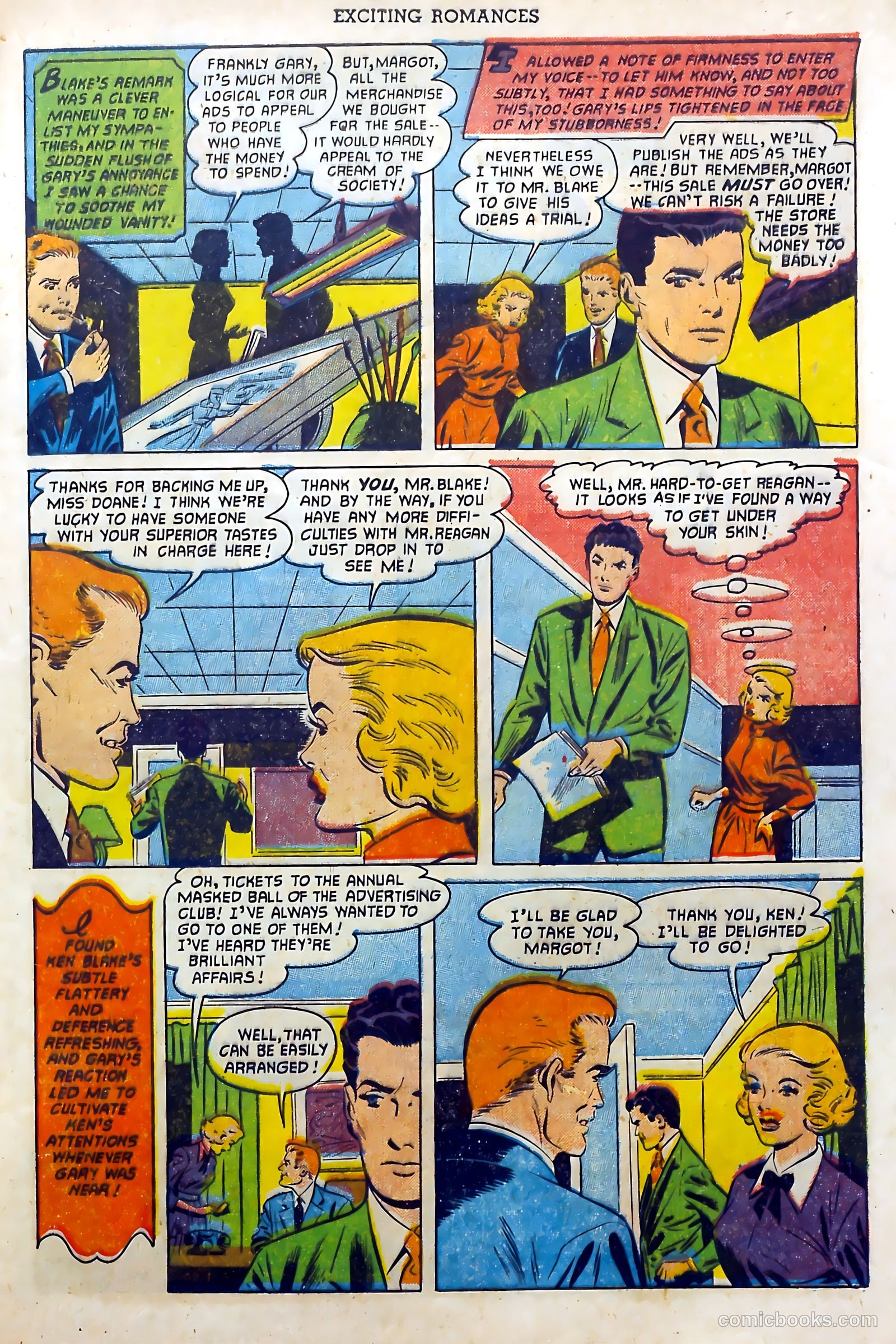 Exciting Romances #9 (1952) — page 29 of 36