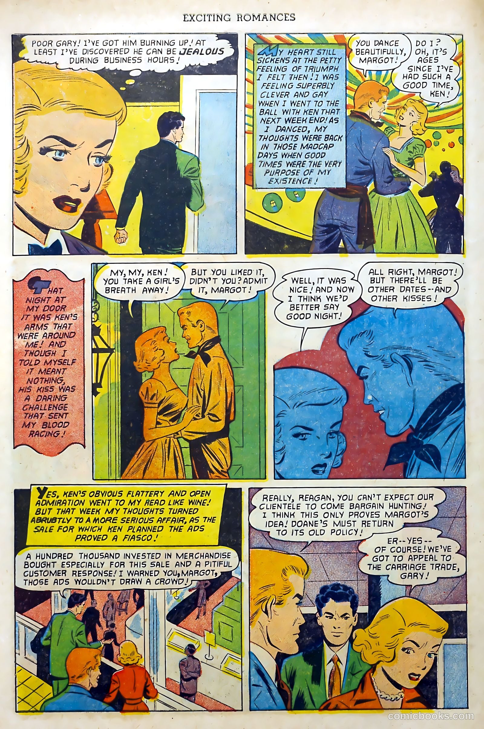 Exciting Romances #9 (1952) — page 30 of 36
