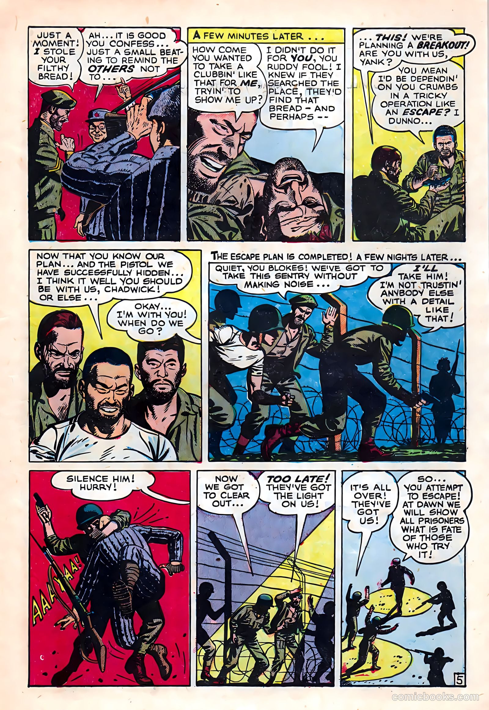Exciting War #5 (1952) — page 7 of 36