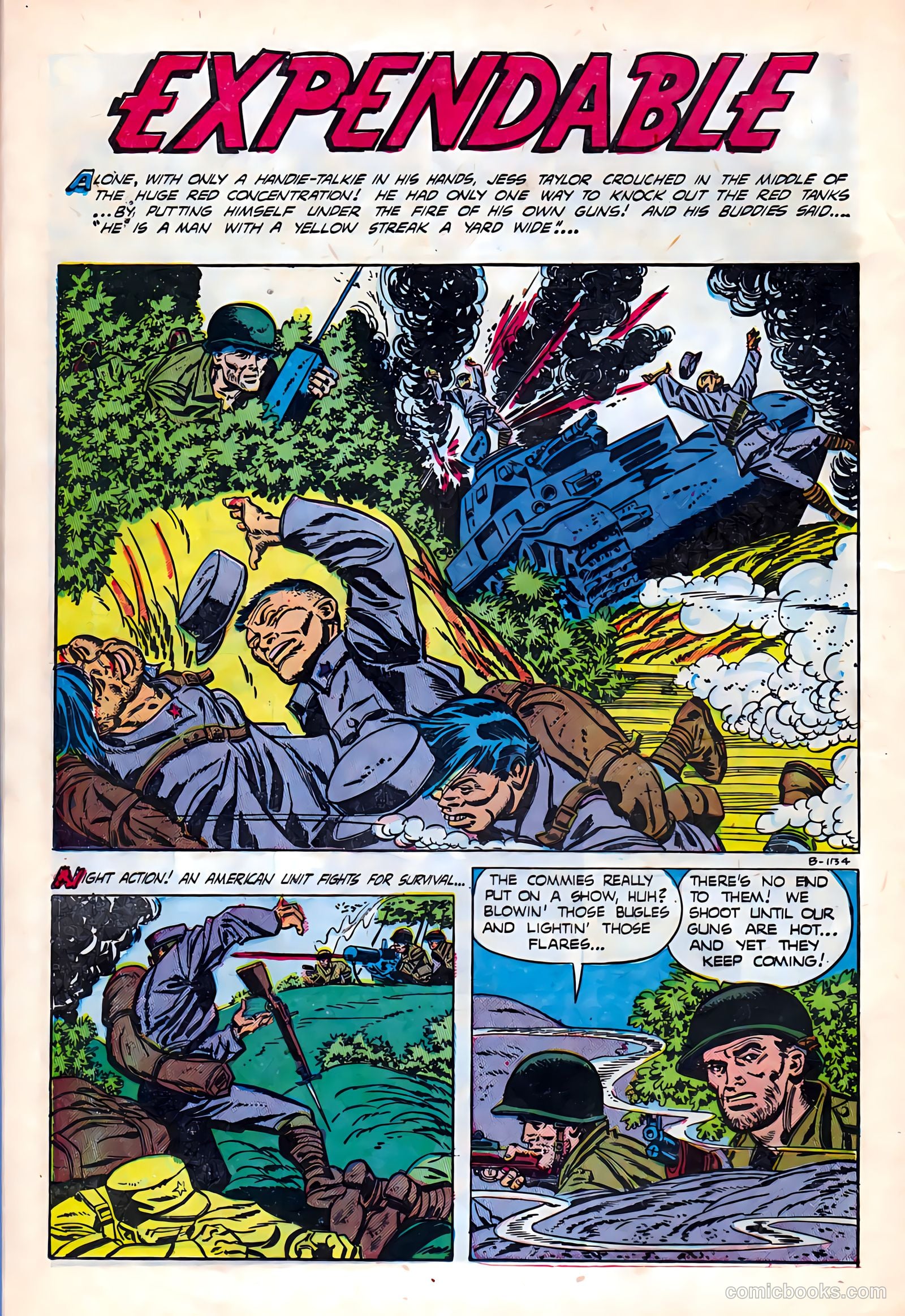 Exciting War #5 (1952) — page 12 of 36