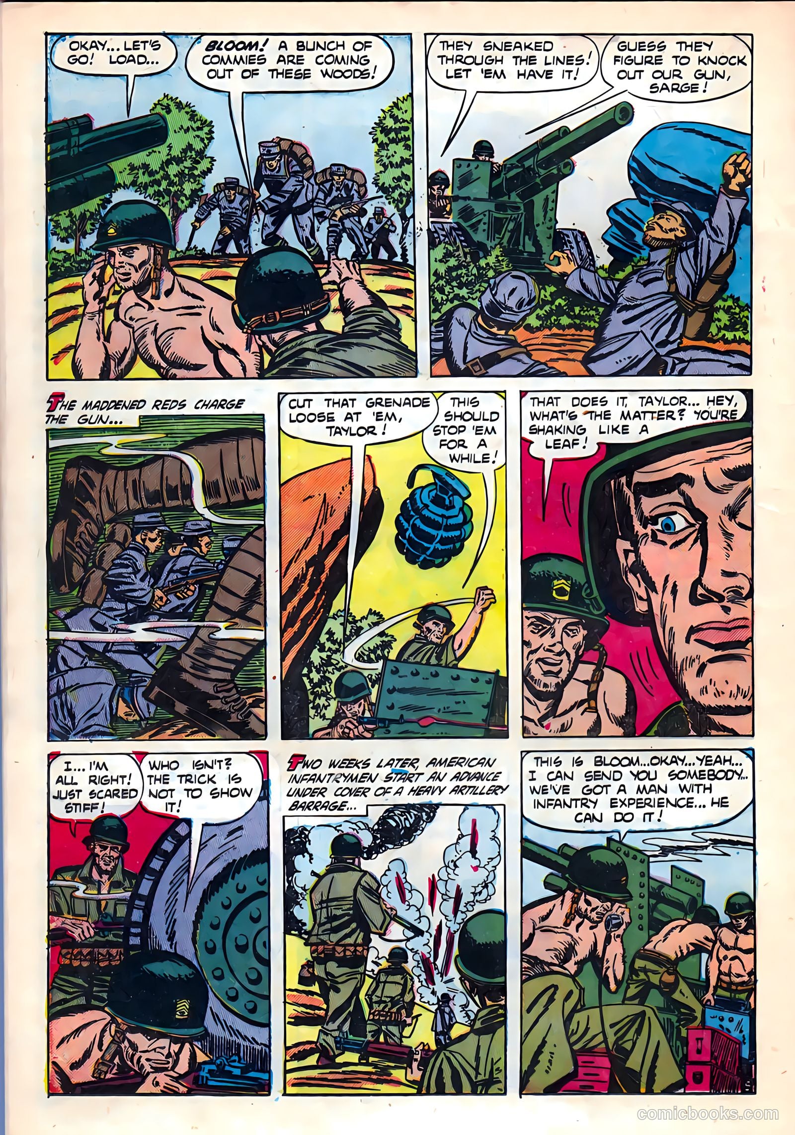 Exciting War #5 (1952) — page 16 of 36