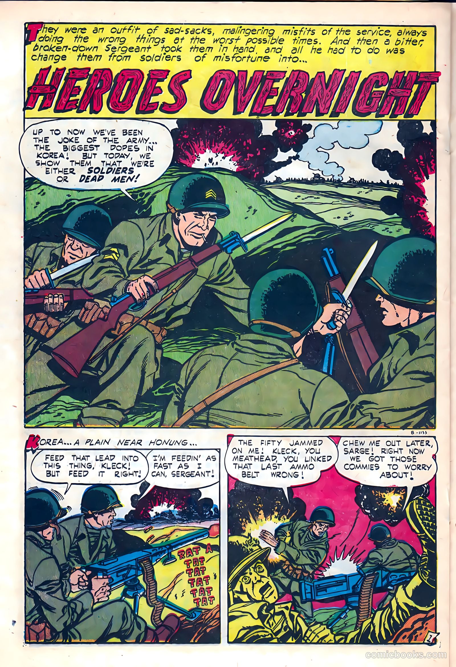Exciting War #5 (1952) — page 20 of 36