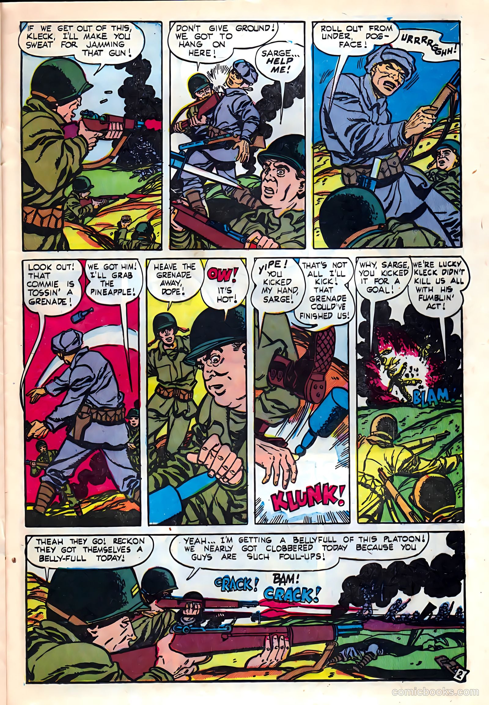 Exciting War #5 (1952) — page 21 of 36