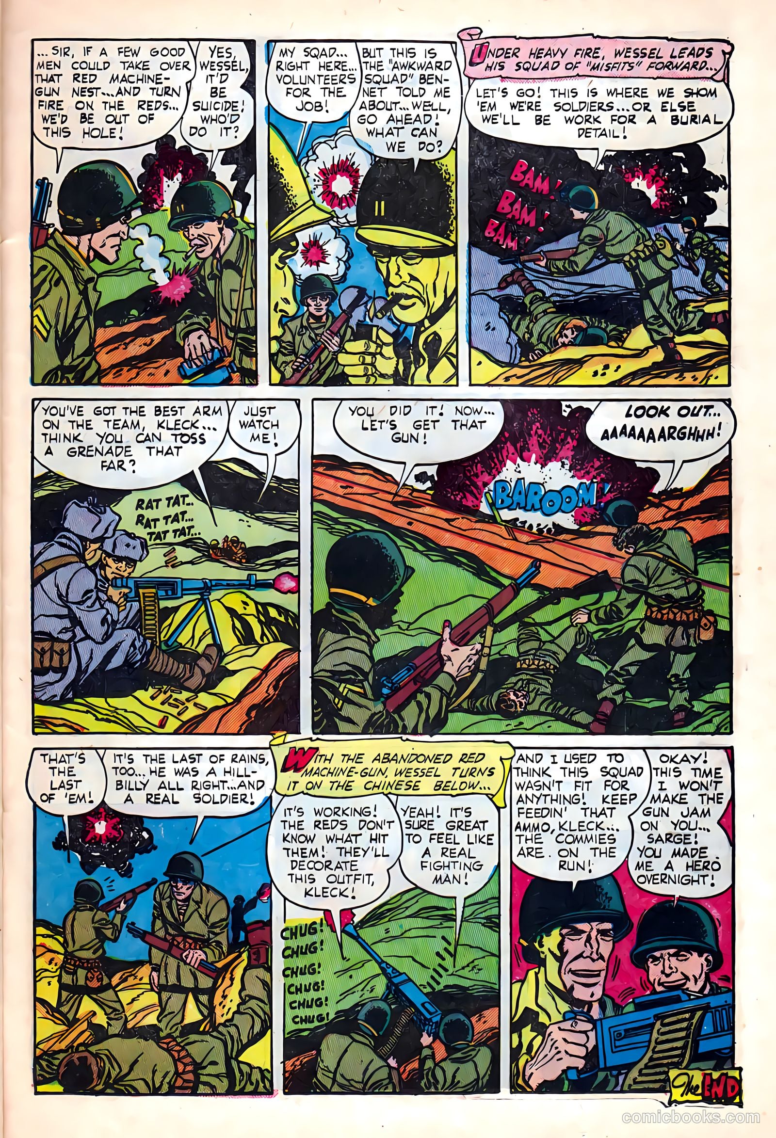 Exciting War #5 (1952) — page 25 of 36