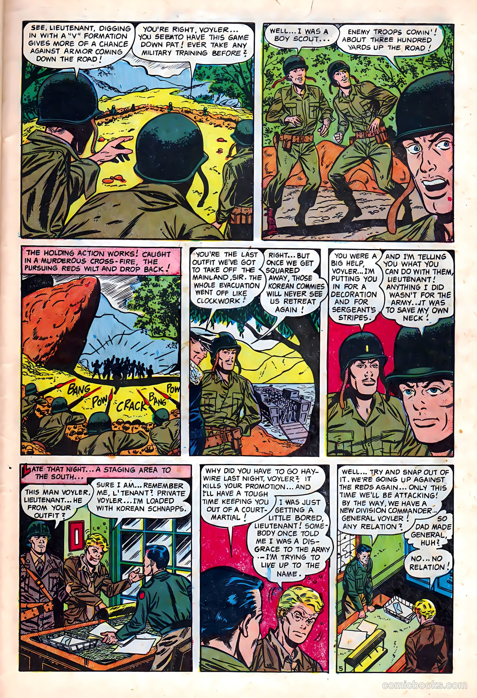 Exciting War #5 (1952) — page 31 of 36