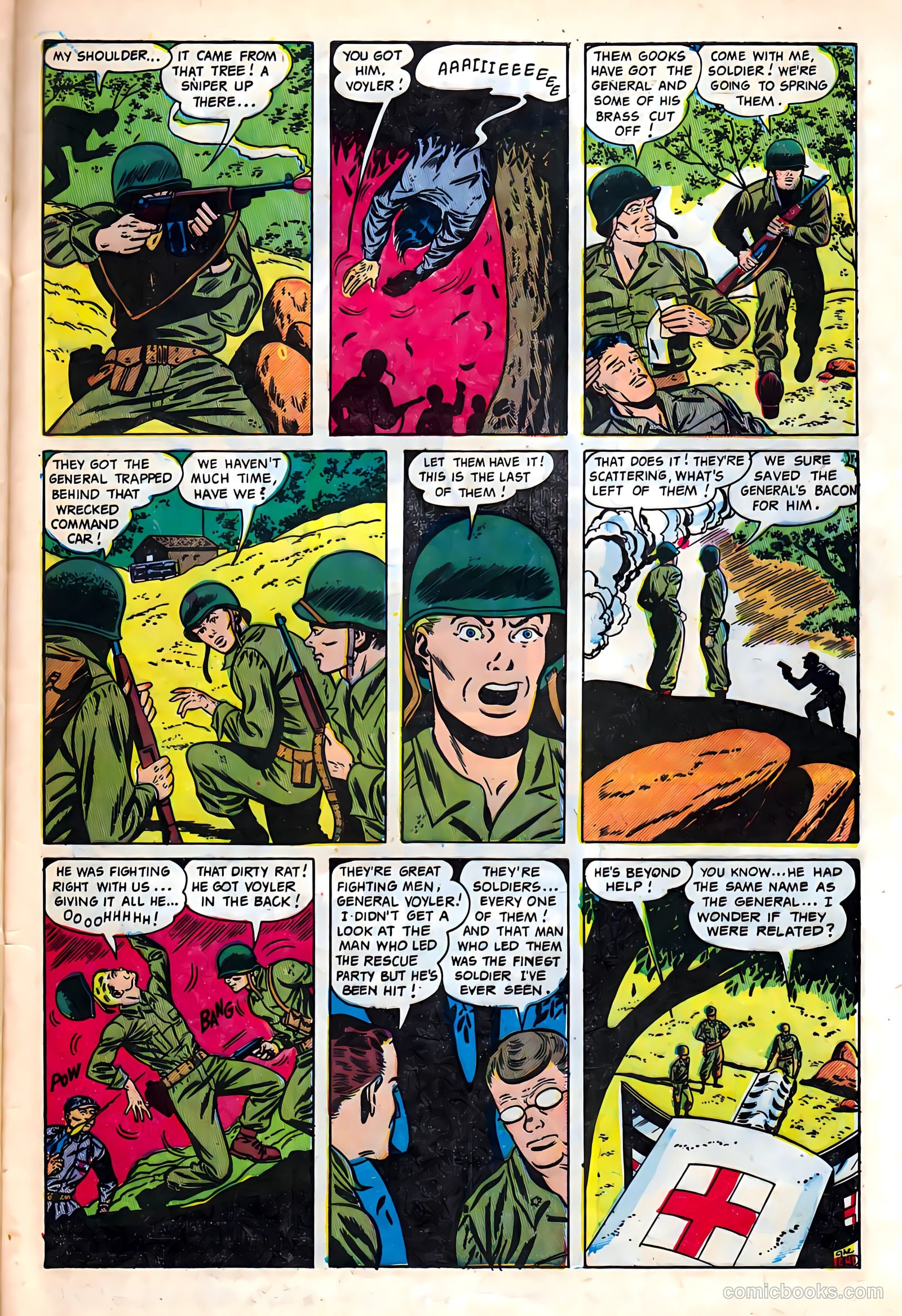 Exciting War #5 (1952) — page 33 of 36